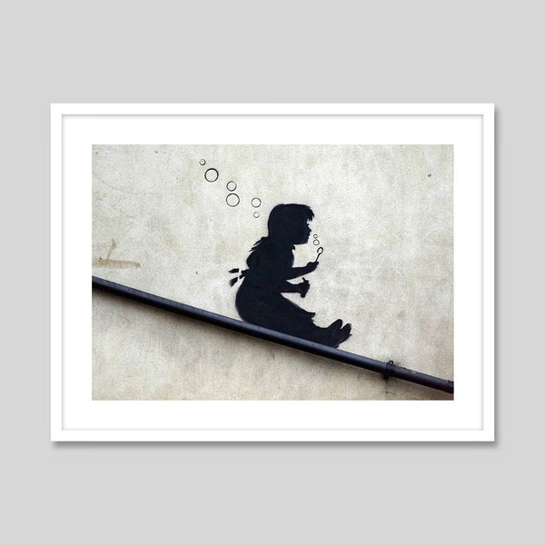 Banksy バンクシー 「Bubble Girl」シリアル サイン 書類付き Banksy バンクシー 「Bubble Girl」シリアル サイン 書類付き
