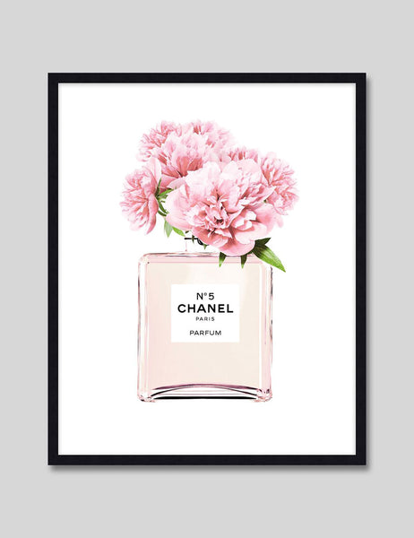 Chanel No.5 Bloom Art Print Pop Motif