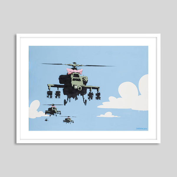 Happy Choppers by Banksy Art Print | Pop Motif