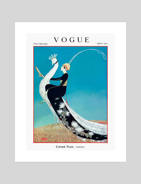 Vogue Cover April 1918 Art Print | Pop Motif