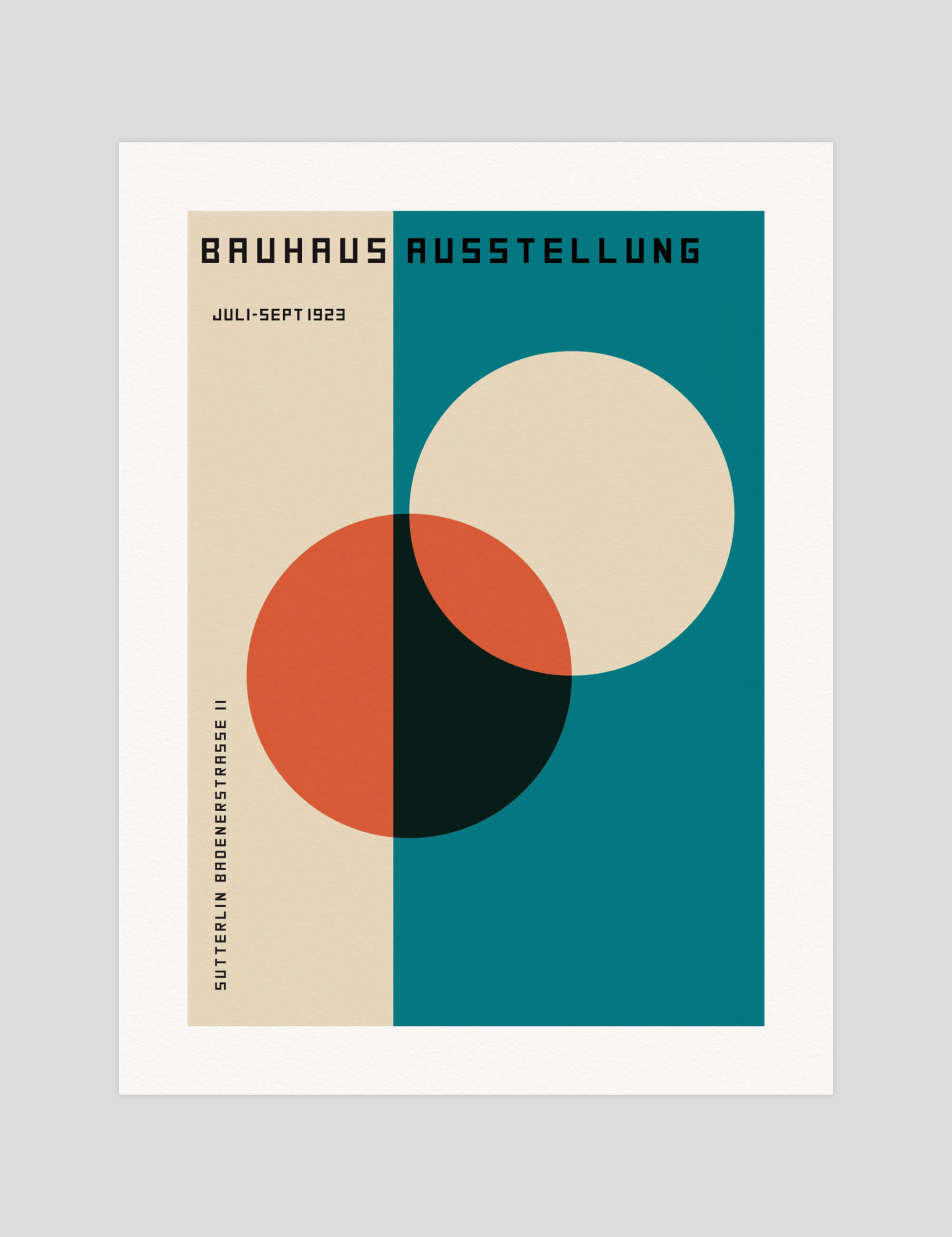 Bauhaus Circles Art Print | Pop Motif