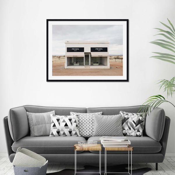 Prada Marfa Store Art Print | Pop Motif