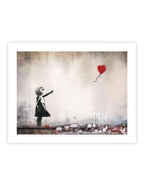 Girl With Balloon by Banksy Art Print | Pop Motif