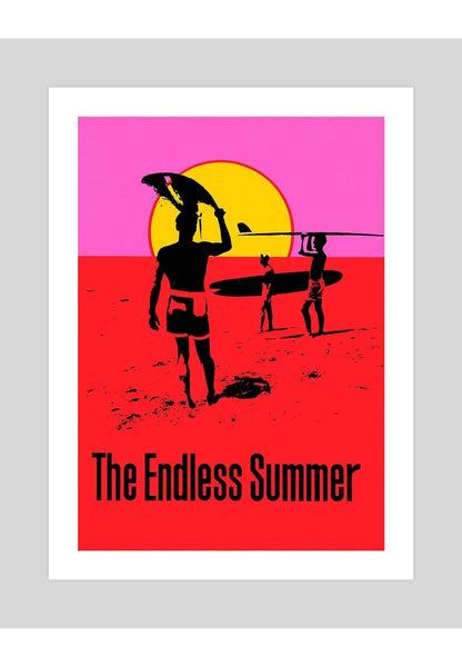 The Endless Summer Surfing Art Print - Movie Poster – Pop Motif