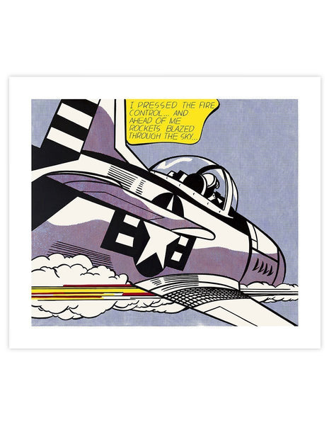 WHAAM (Panel 1) by Roy Lichtenstein Art Print | Pop Motif