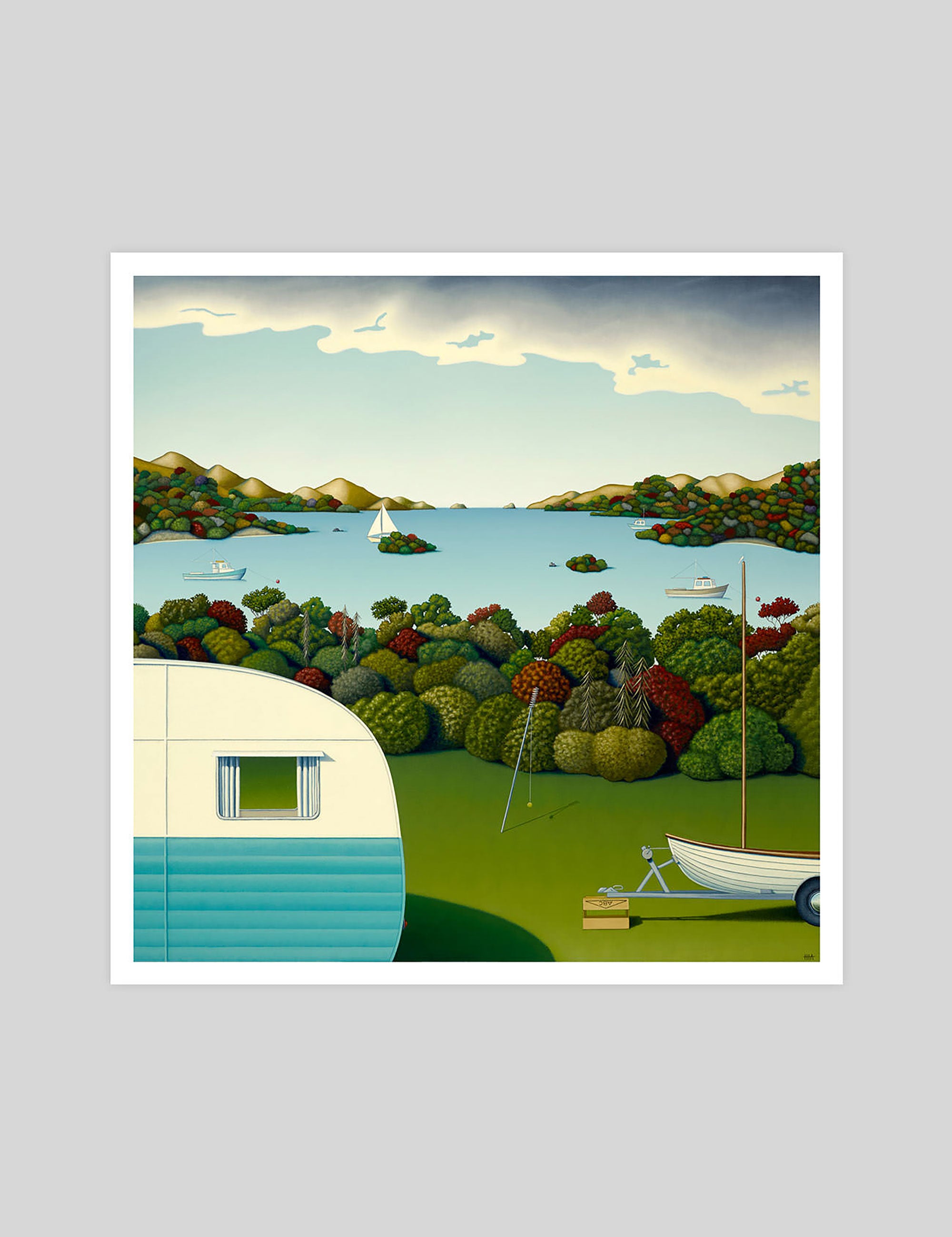 Ahoy by Hamish Allen Art Print