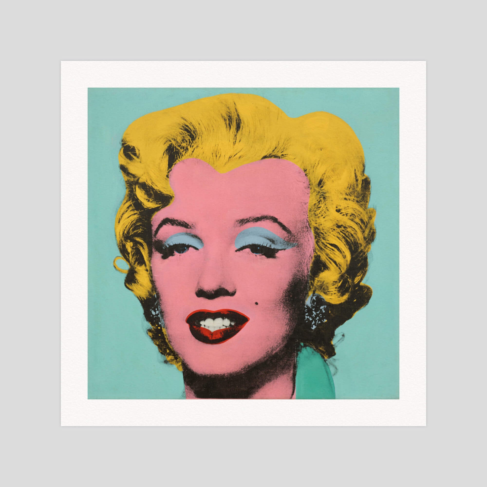 Andy Warhol Marilyn Monroe gallery quality art print produced using 100% cotton rag textured art paper and pigment based archival inks in New Zealand.