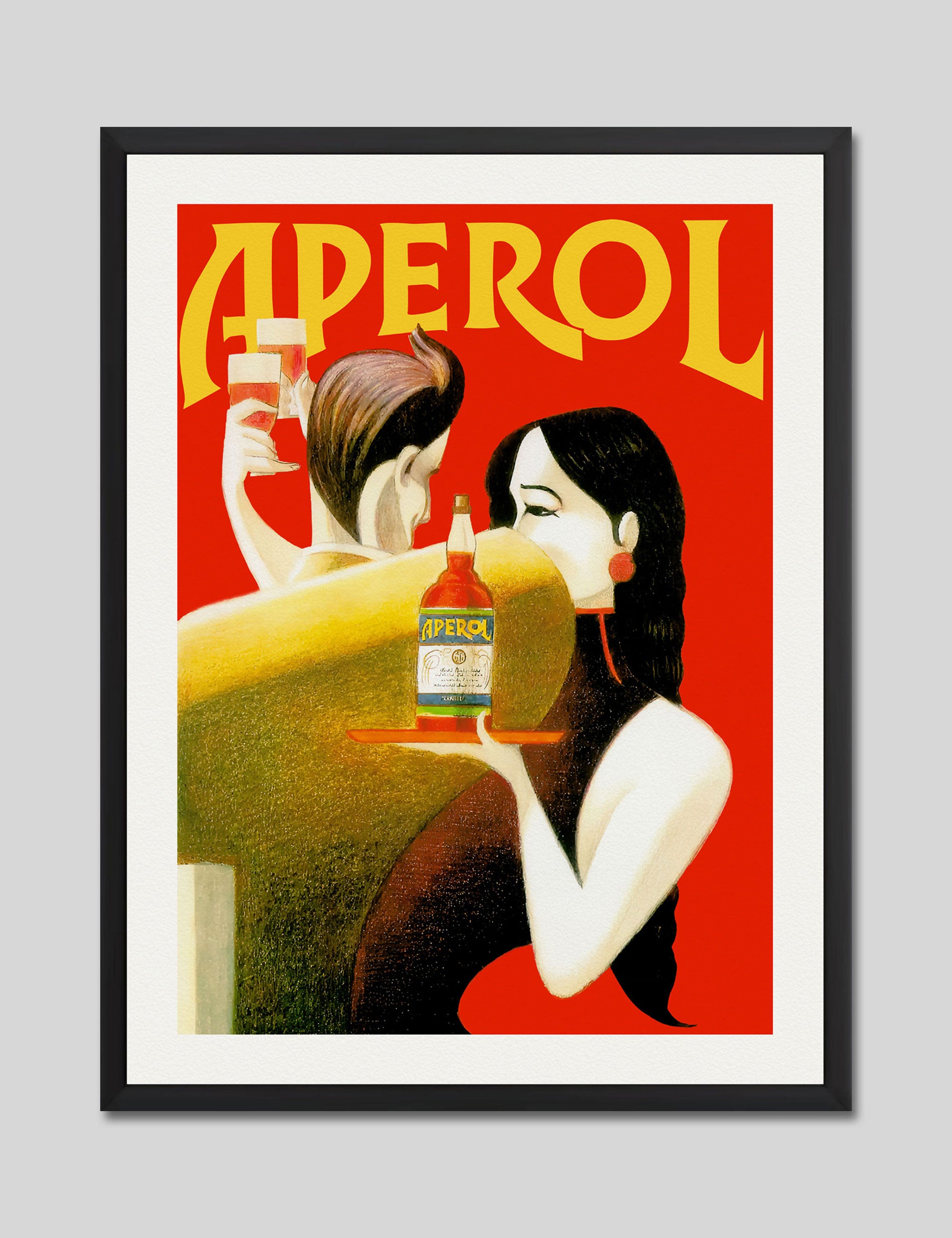 Aperol Rendez Vous Vintage Poster by Lorenzo Mattotti | Pop Motif