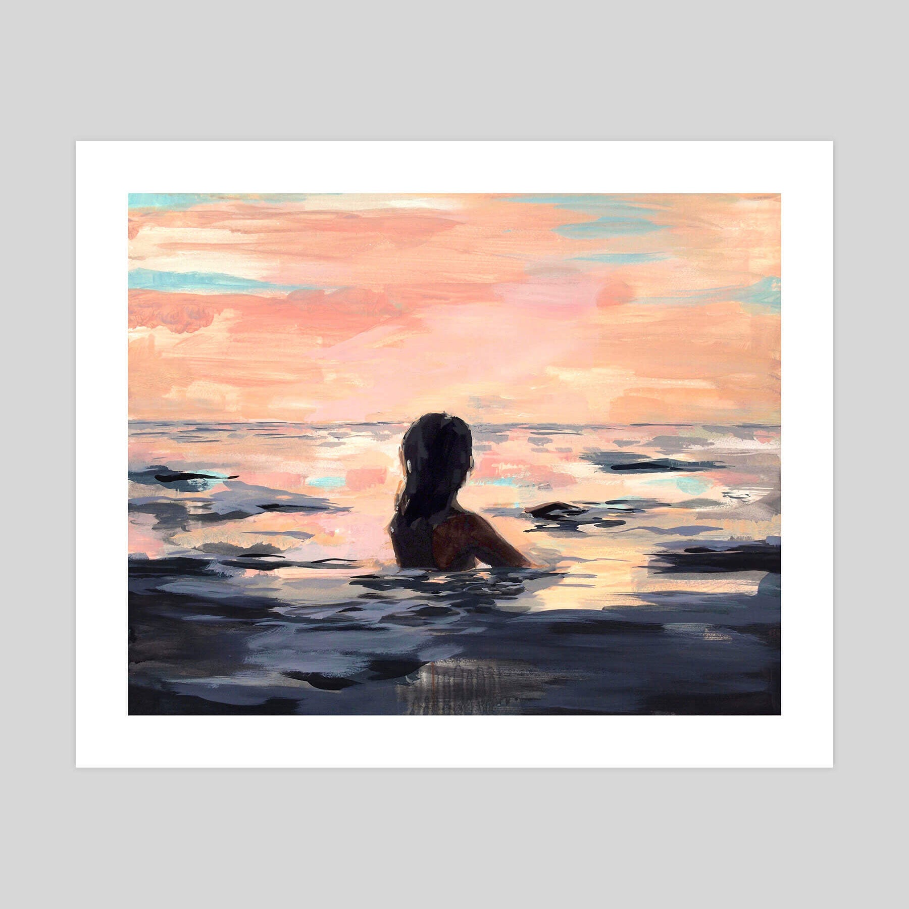 At Sunset by Clare Elsaesser Art Print