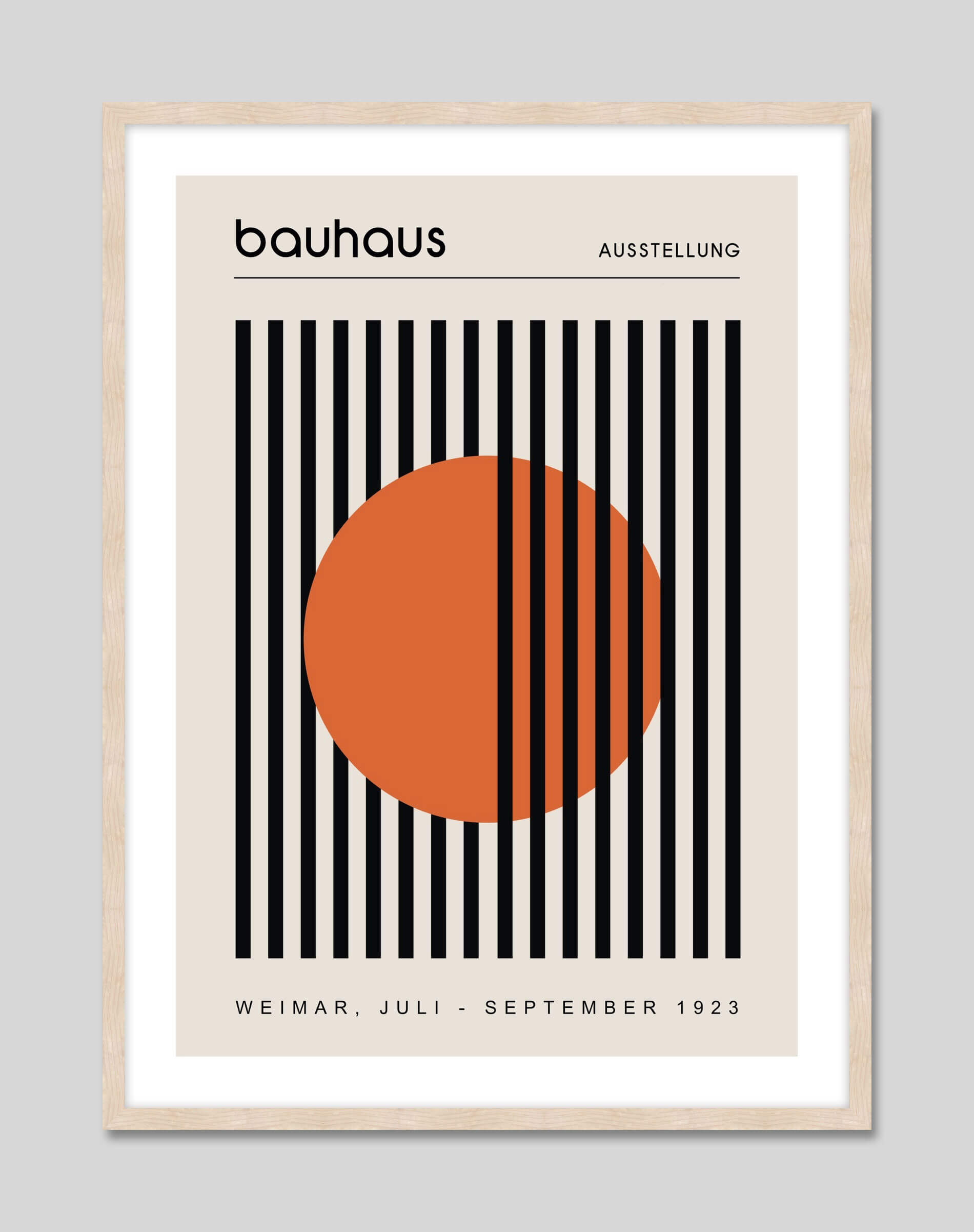 Bauhaus Ausstellung 1923 Circle Study Art Print | Pop Motif