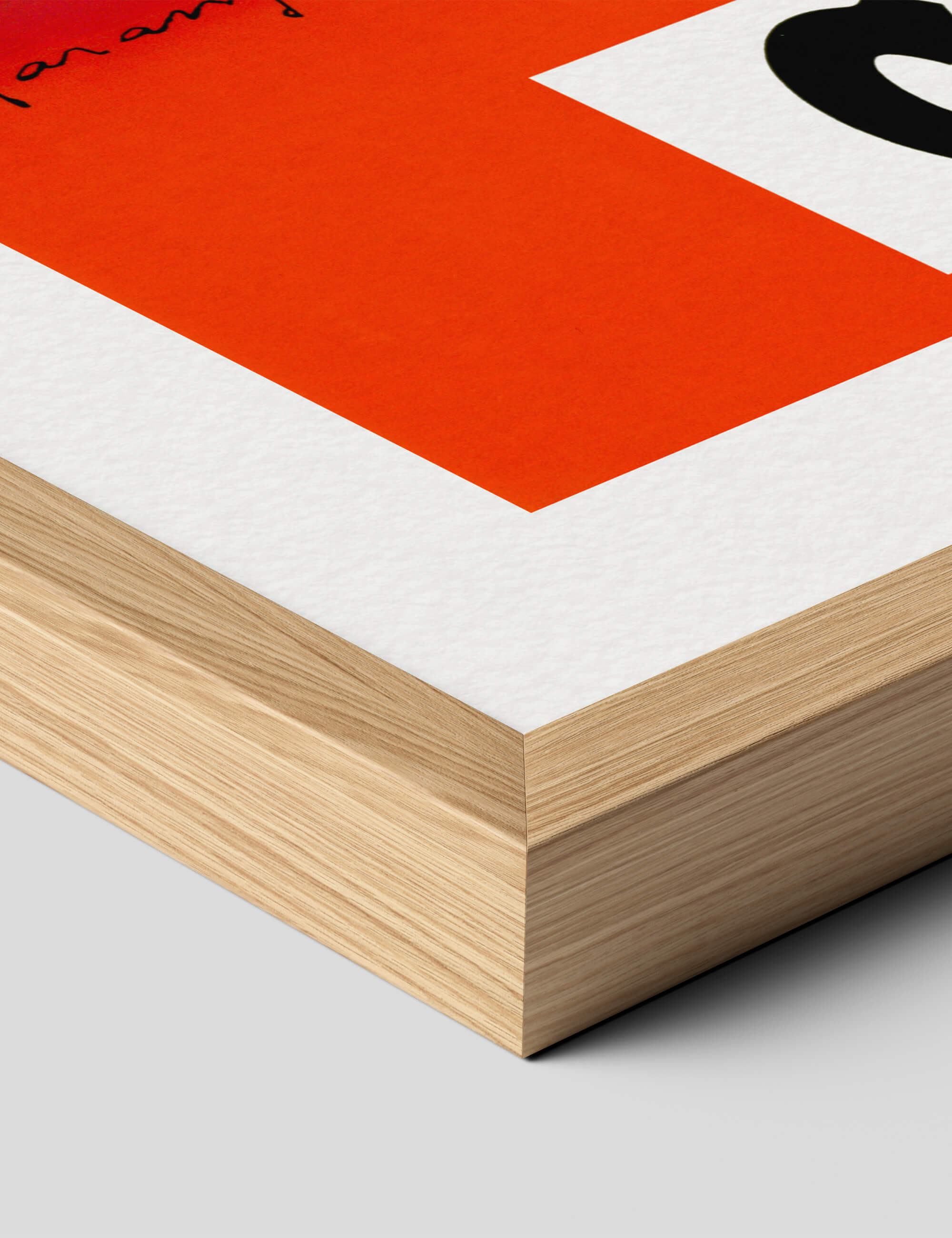 Campari E Sempre Giovane by Franz Marangolo Art Print in Natural Frame