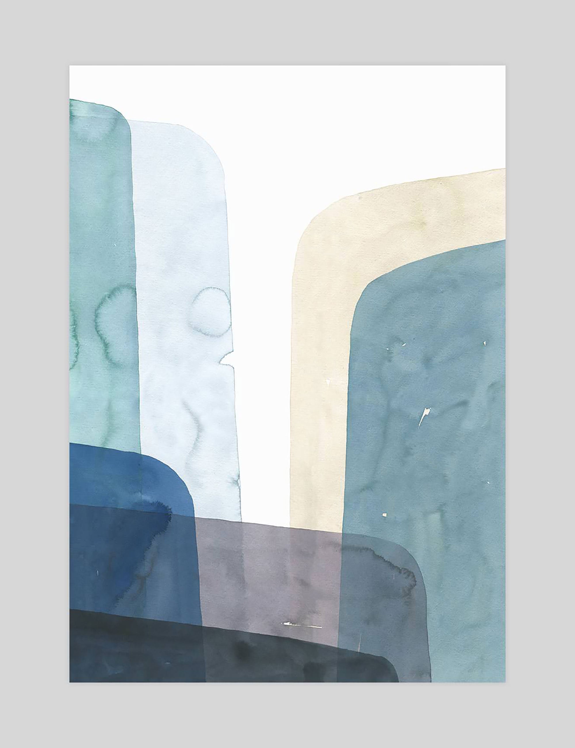 Coastal by Foruu Art Print