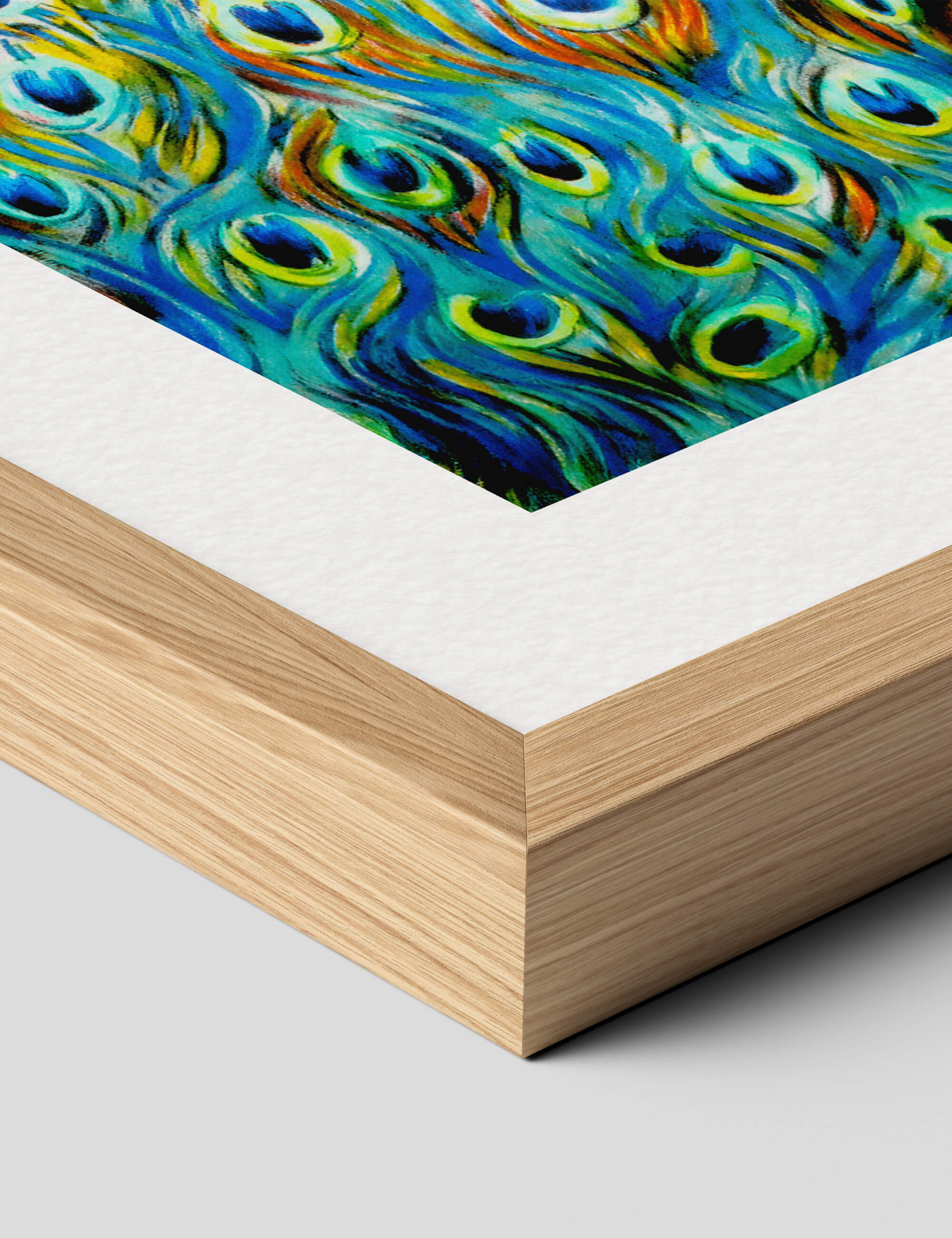 Cognac Jacquet by Camille Bouchet Art Print in Natural Frame