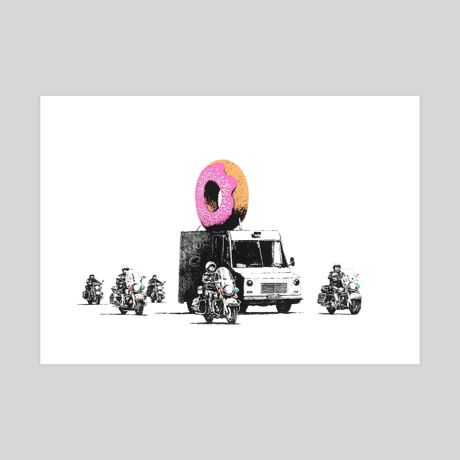 Donut by Banksy Art Print | Pop Motif