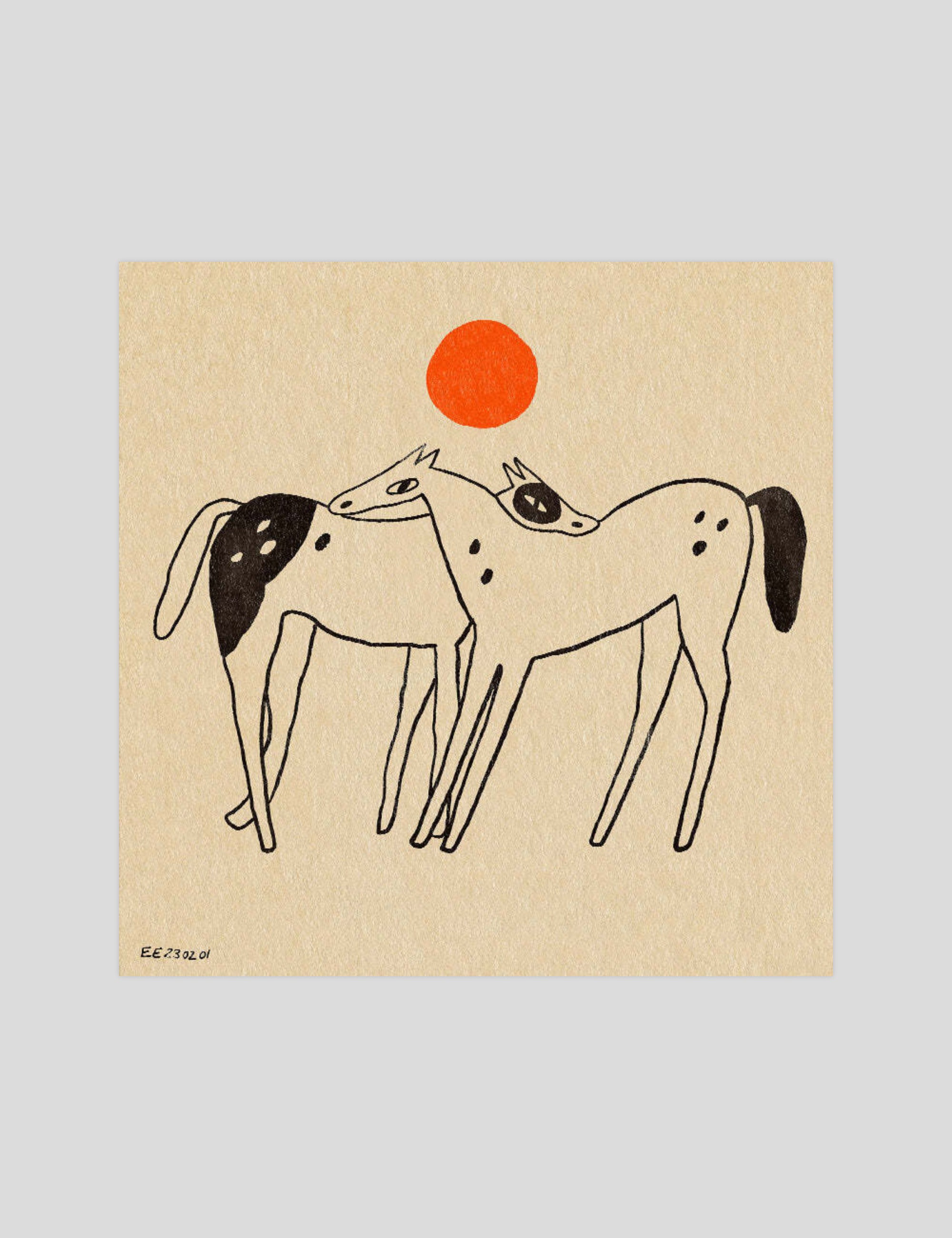 You and Me Art Print by Enikő Eged | Pop Motif