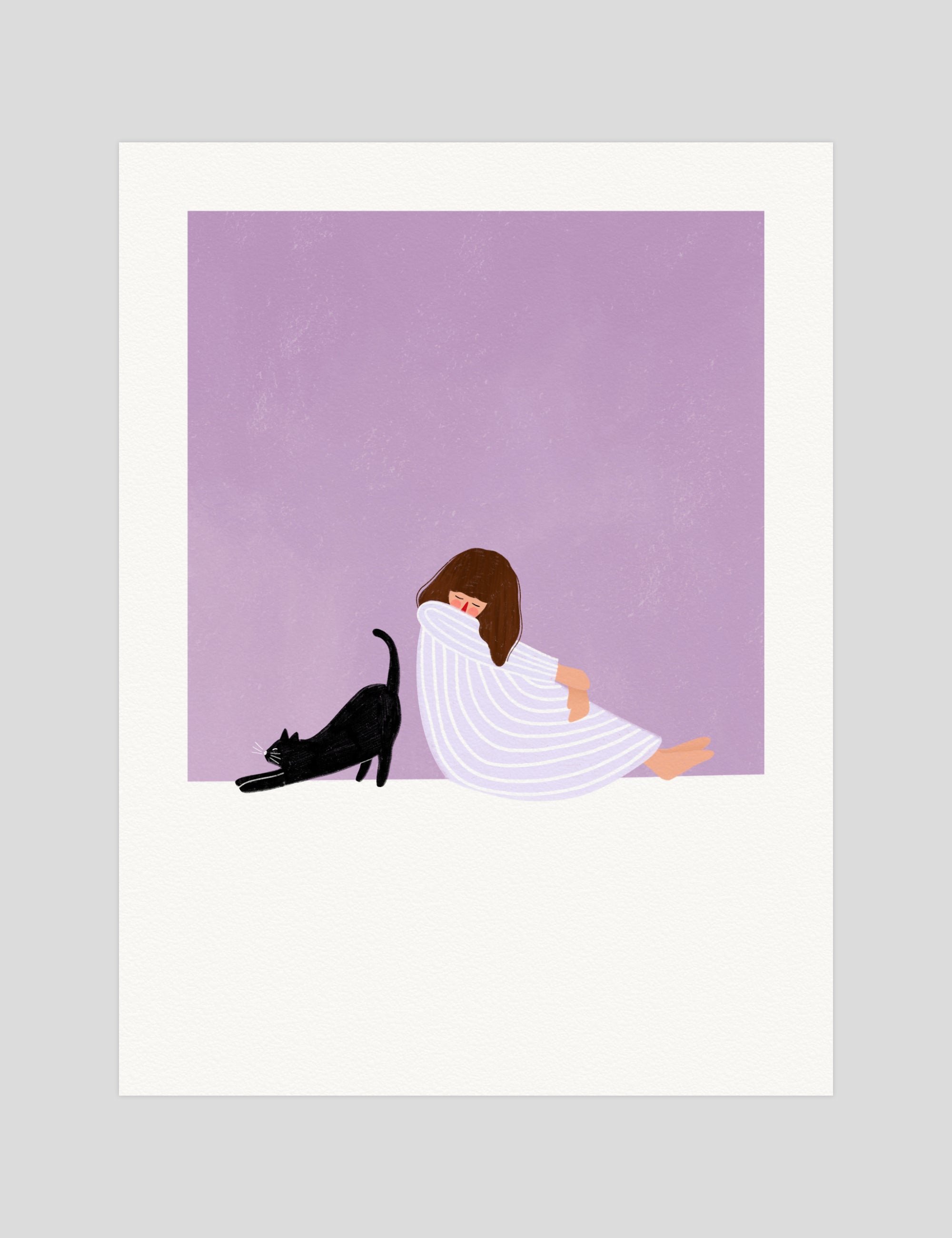 Girl & Cat