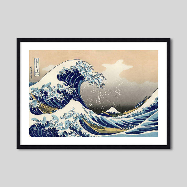 Great Wave at Kanagawa by Katsushika Hokusai Art Print | Pop Motif