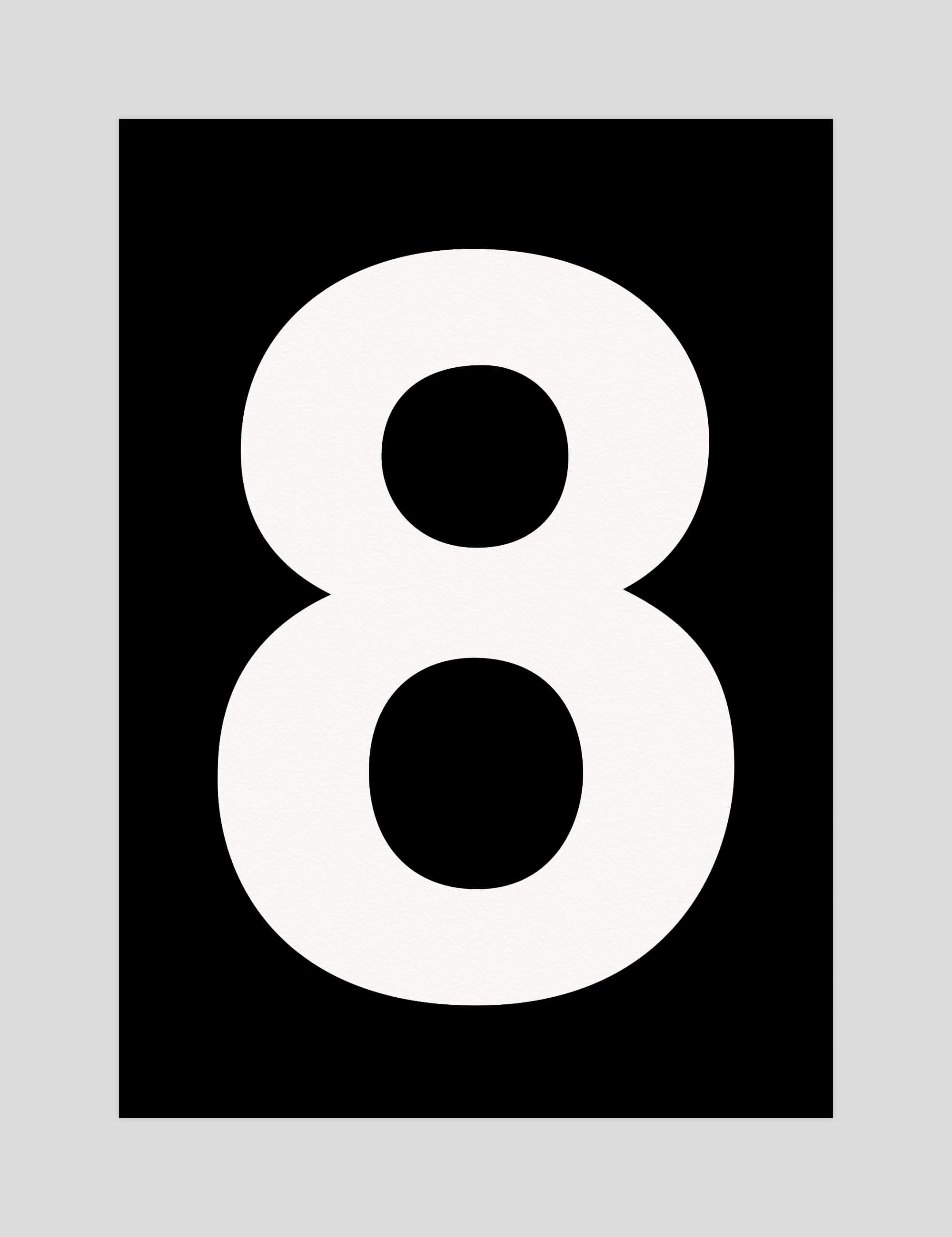 Helvetica Number 8