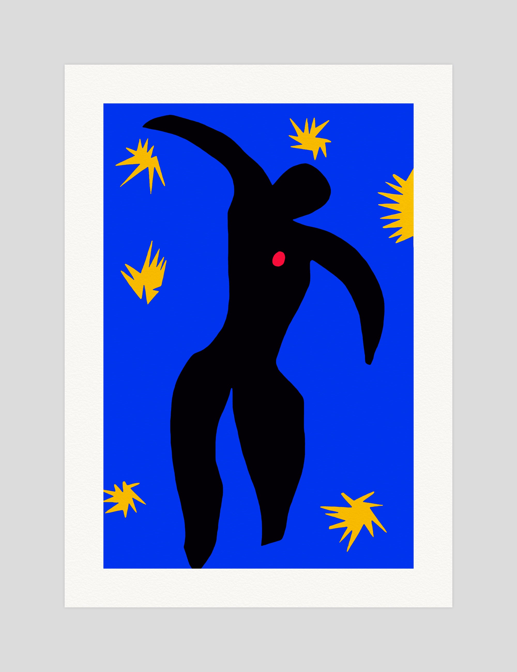 Henri Matisse Icarus gallery quality art print produced using 100% cotton rag textured art paper and pigment based archival inks in New Zealand.