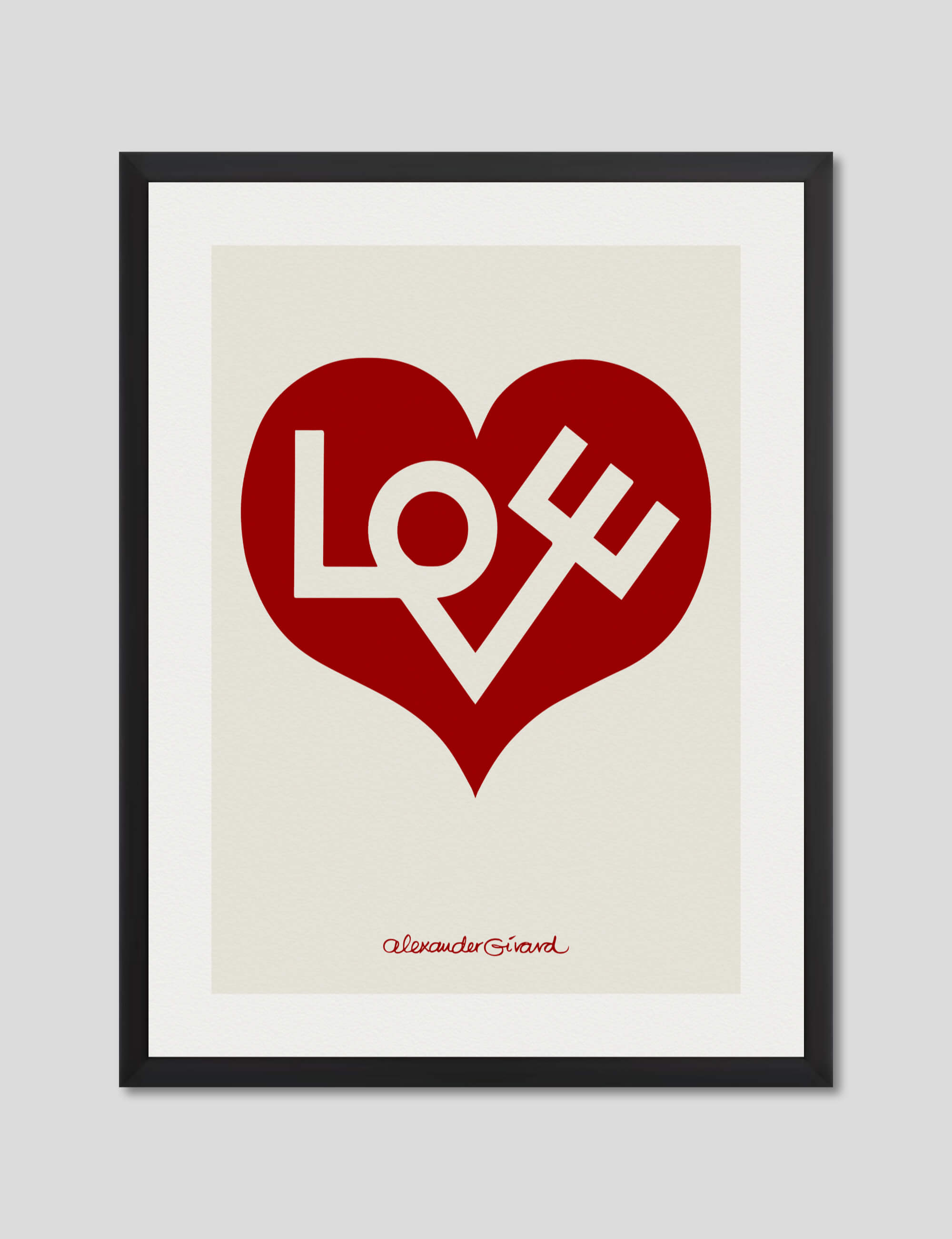 Love_-_Black_Frame_-_Grey_Wall