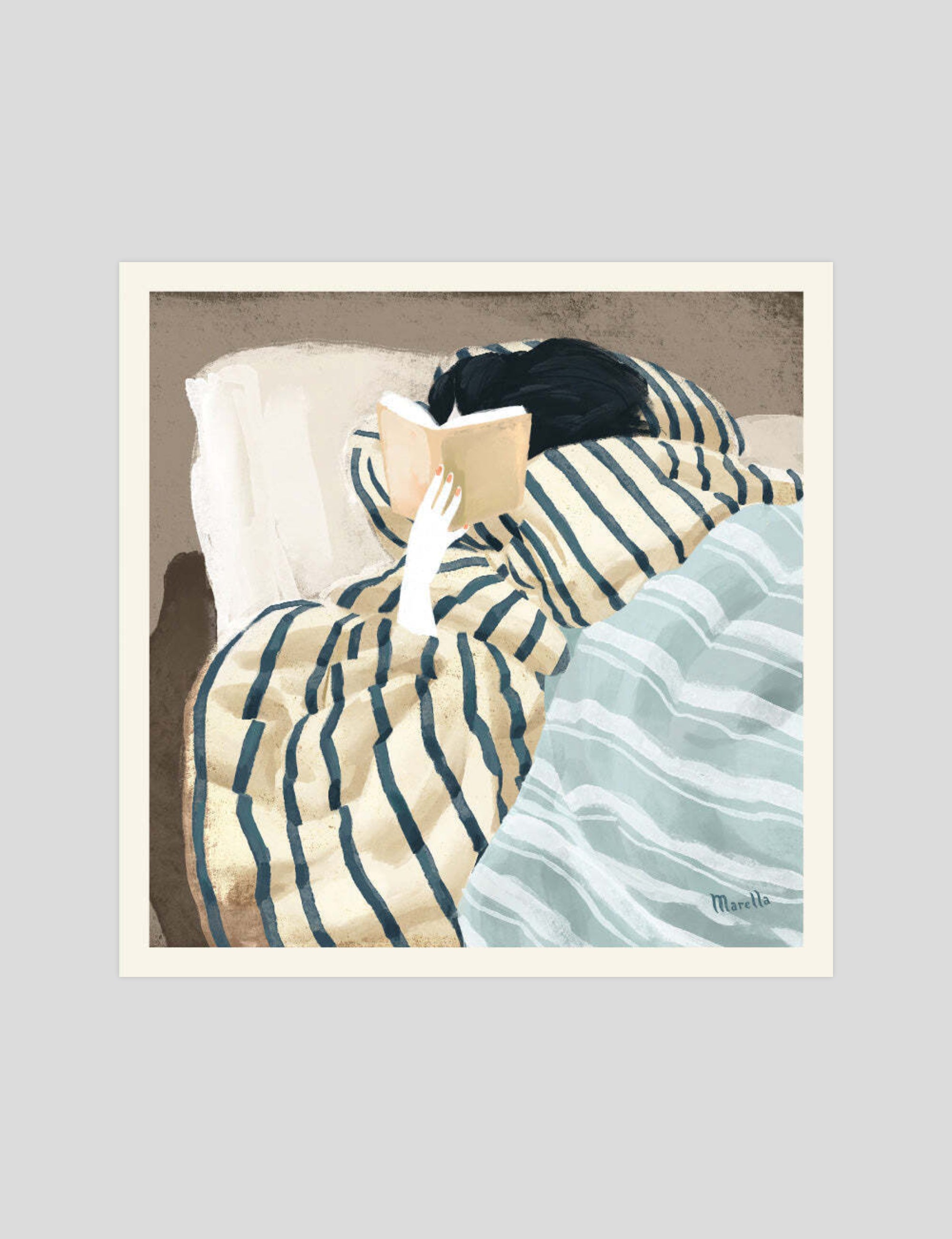 Marco Marella Winter Holidays gallery quality art print produced using 100% cotton rag textured art paper and pigment based archival inks in New Zealand.