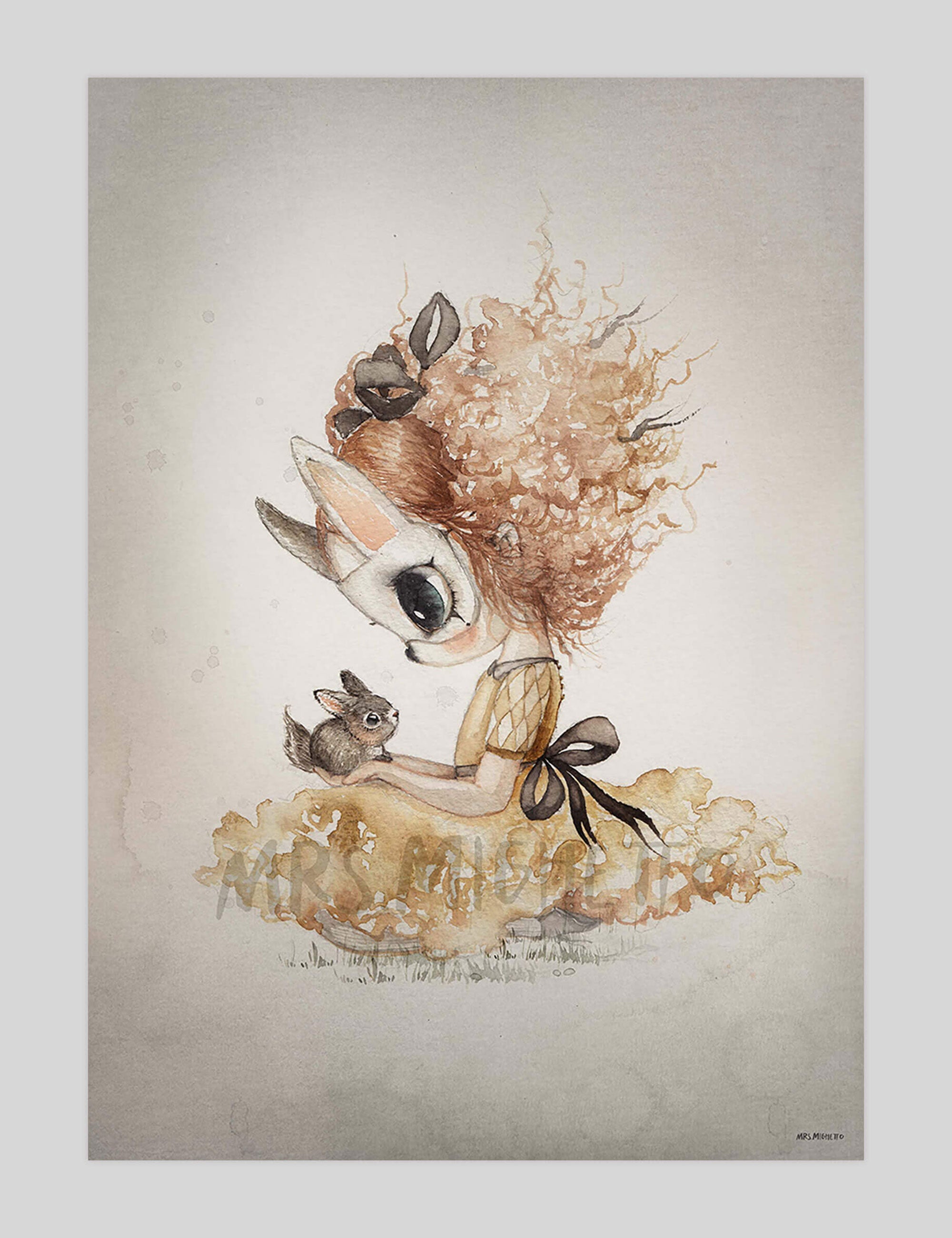 Miss Elba by Mrs Mighetto Art Print