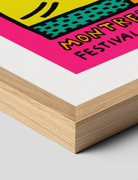 Montreux Jazz Festival 1983 (Orange Man) by Keith Haring Art Print