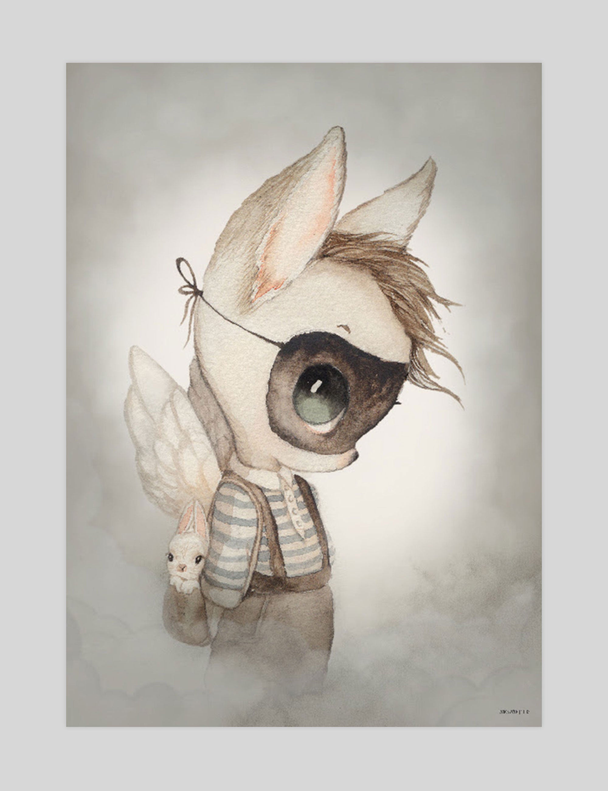 Mr Fred by Mrs Mighetto Art Print