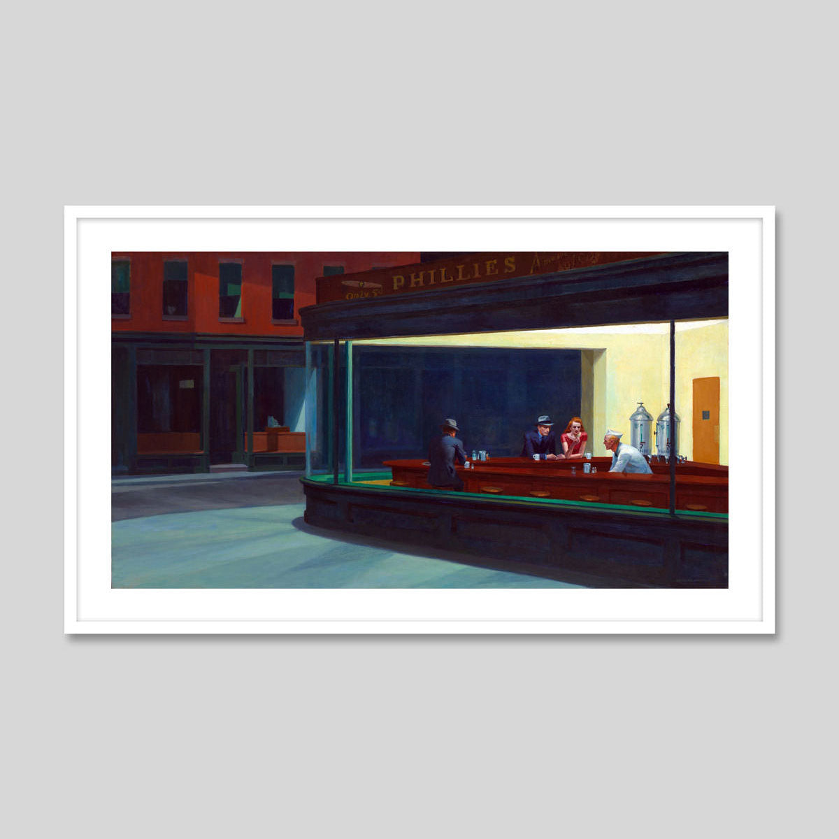 Nighthawks by Edward Hopper Art Print | Pop Motif