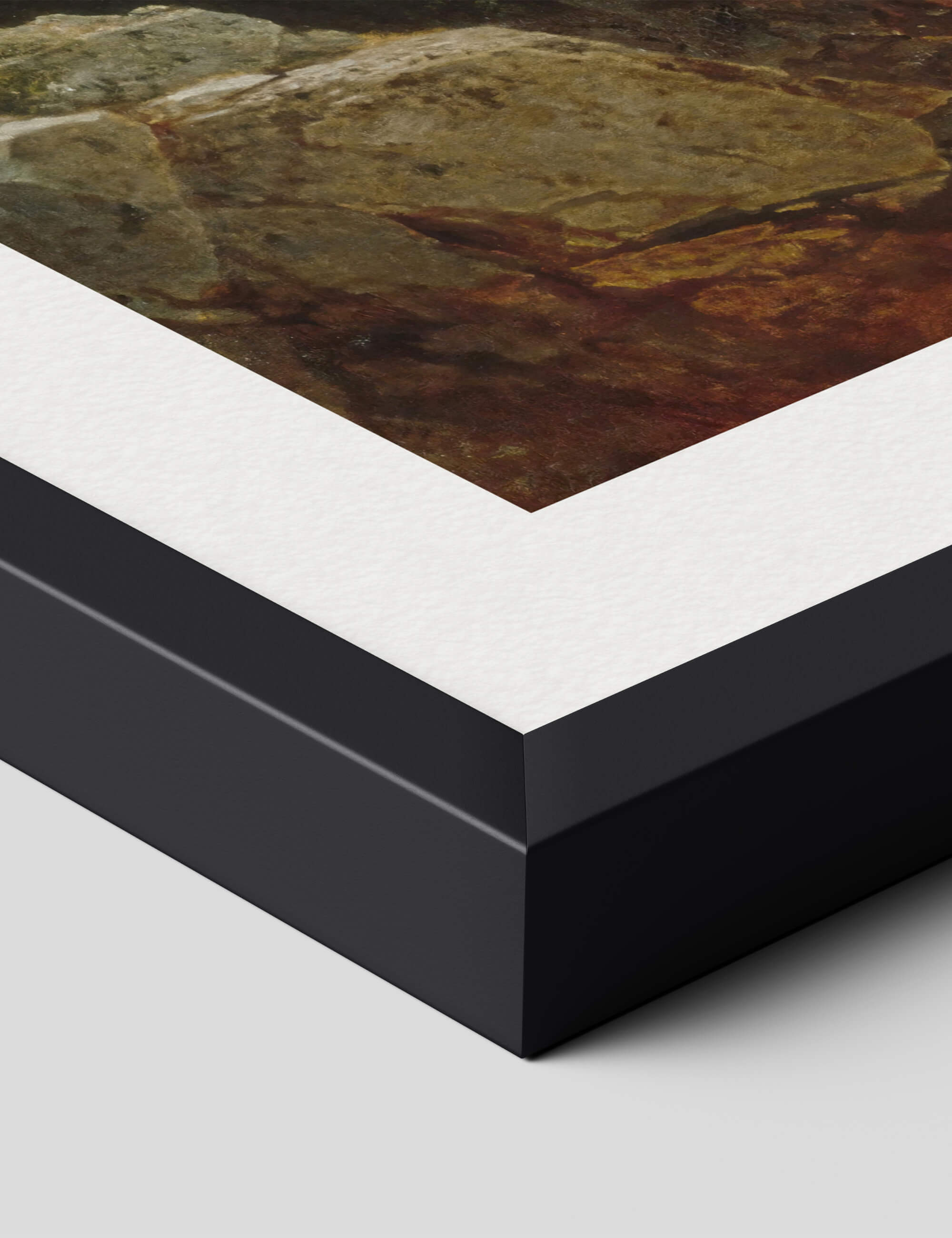 The Pine by Akseli Gallen-Kallela Art Print in Black Frame