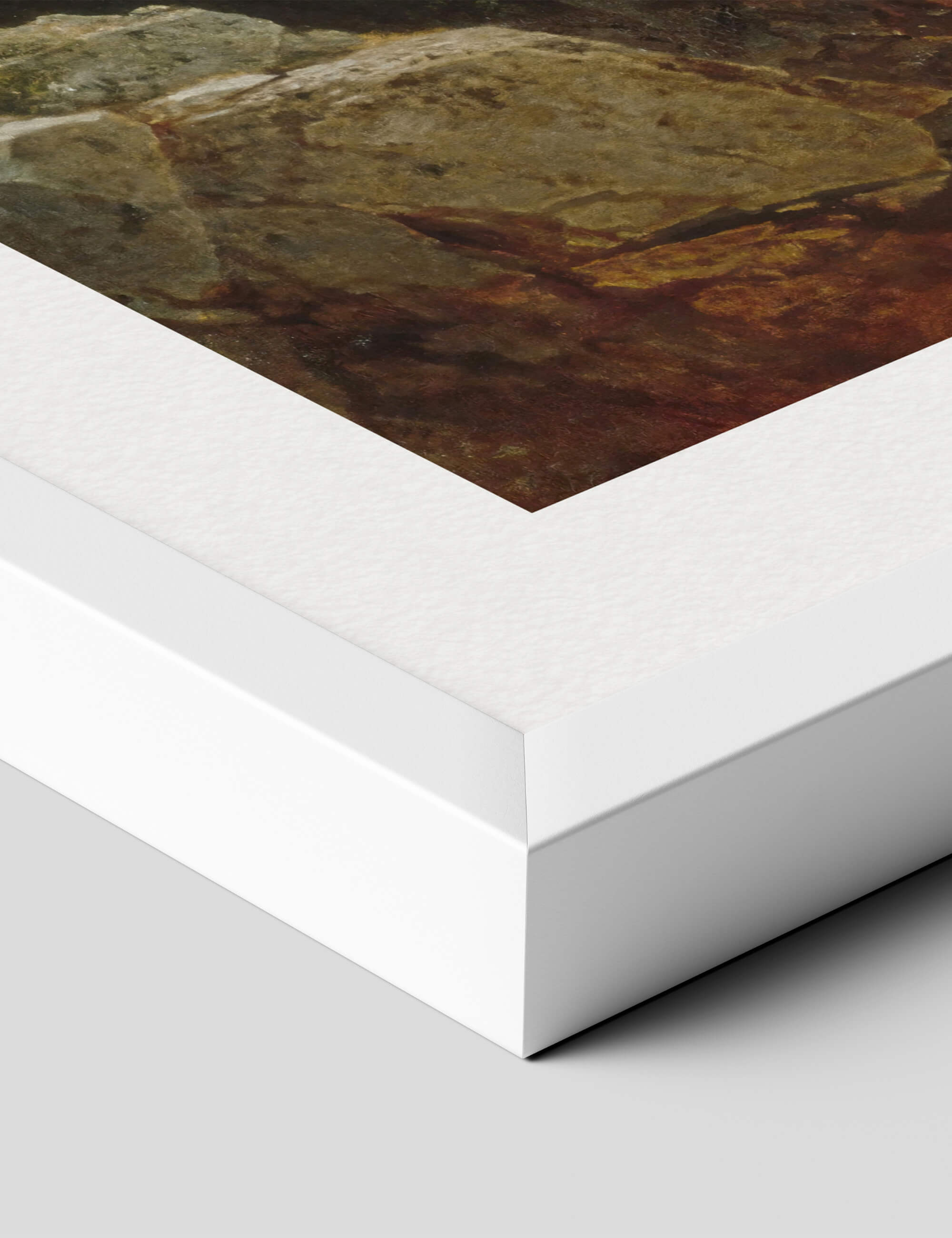 The Pine by Akseli Gallen-Kallela Art Print in White Frame