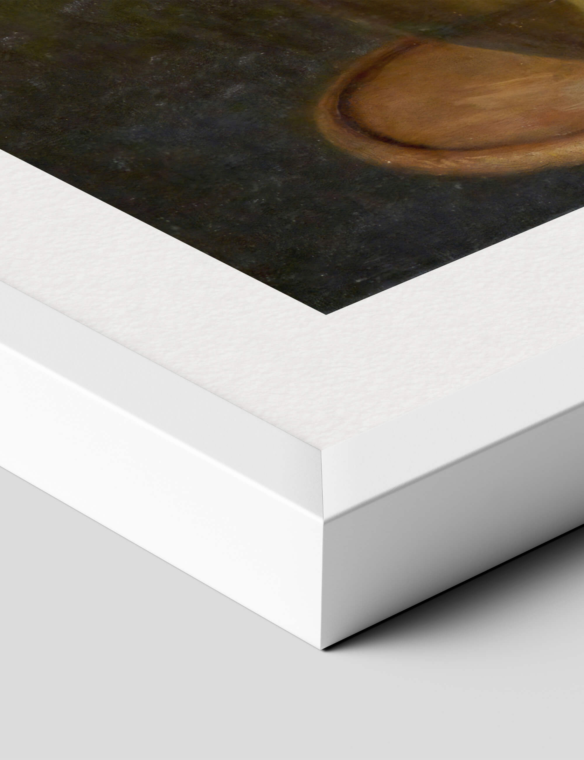 Peonies in a Round Glass Vase by Henri Fantin-Latour Art Print in White Frame