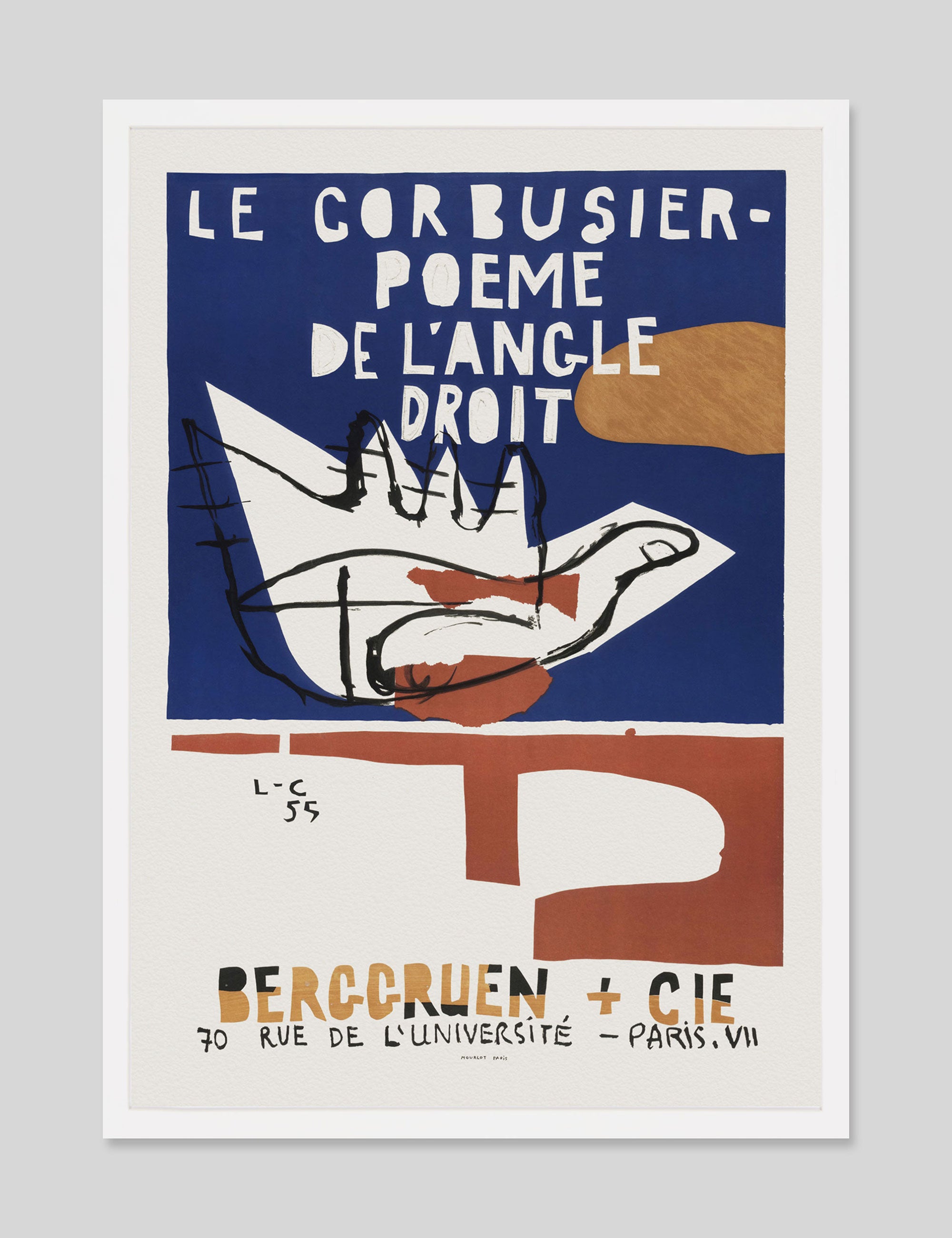 Poeme de L'Angle Droit Art Print by Le Corbusier | Pop Motif