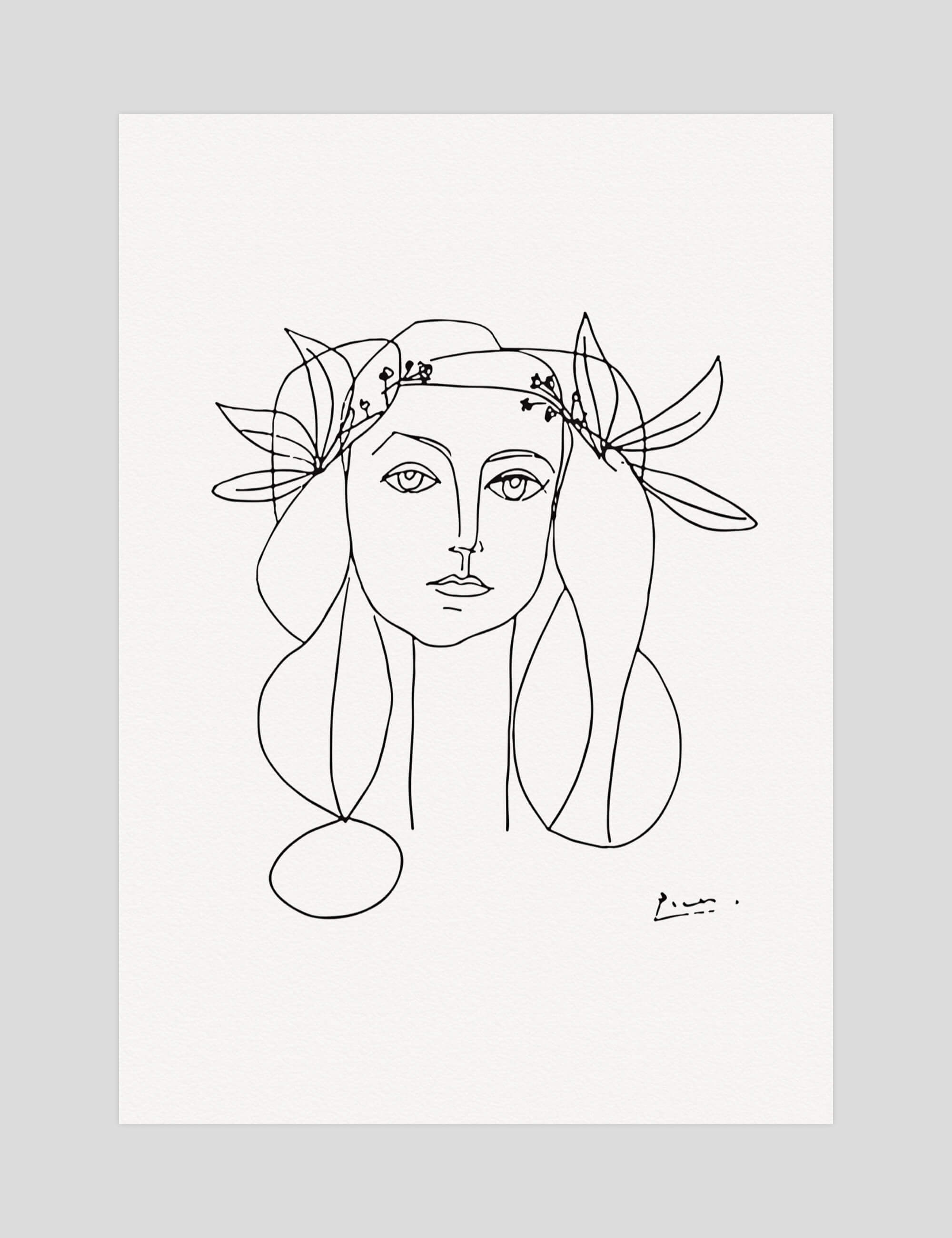 Portrait Of Francoise Gilot