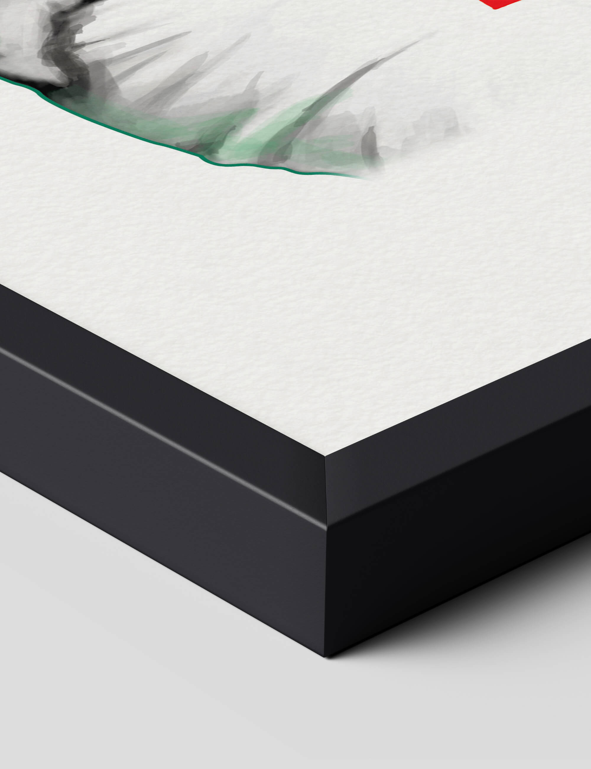 Princess Leia Rebel Rebel by Anon Art Print in Black Frame