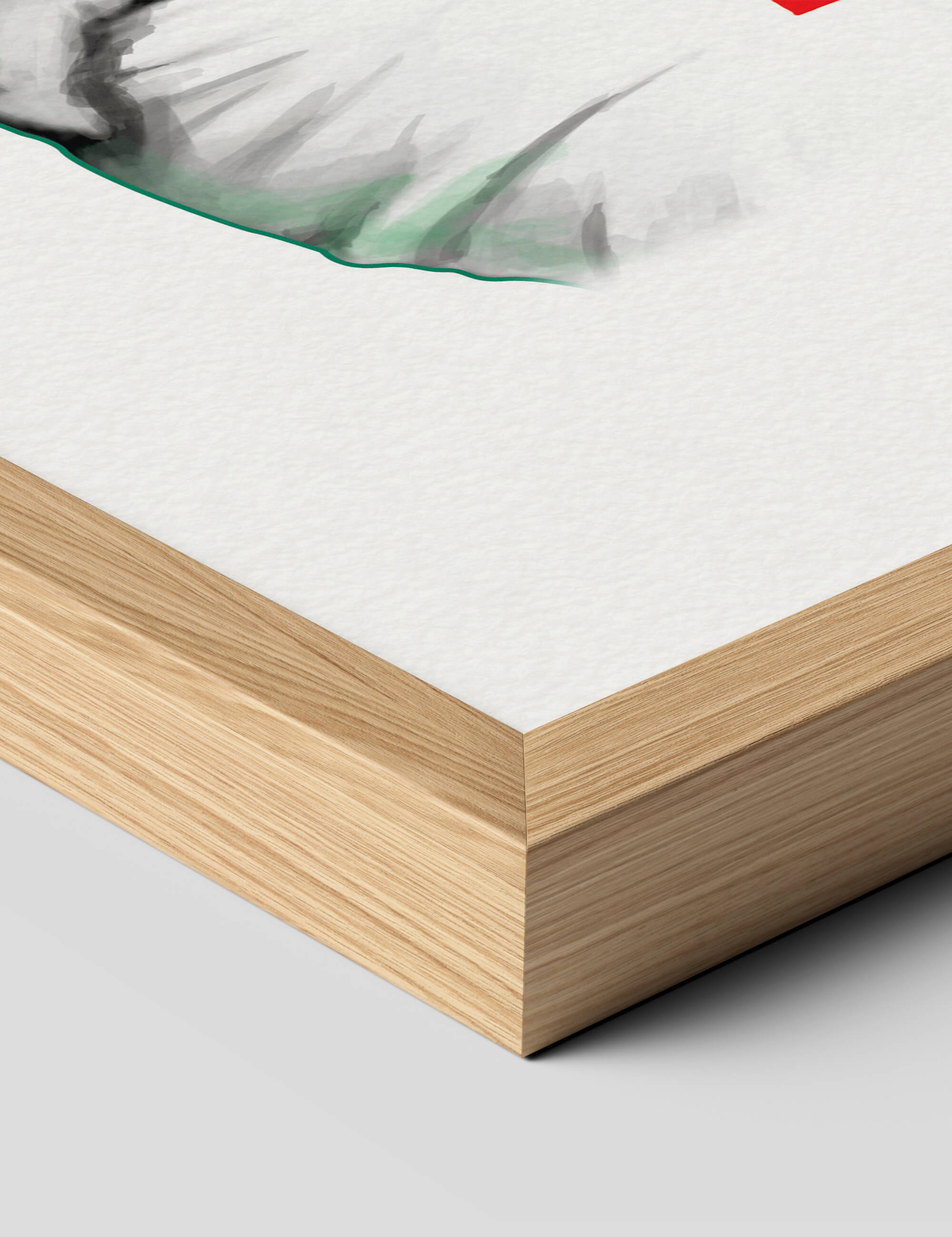 Princess Leia Rebel Rebel by Anon Art Print in Natural Frame