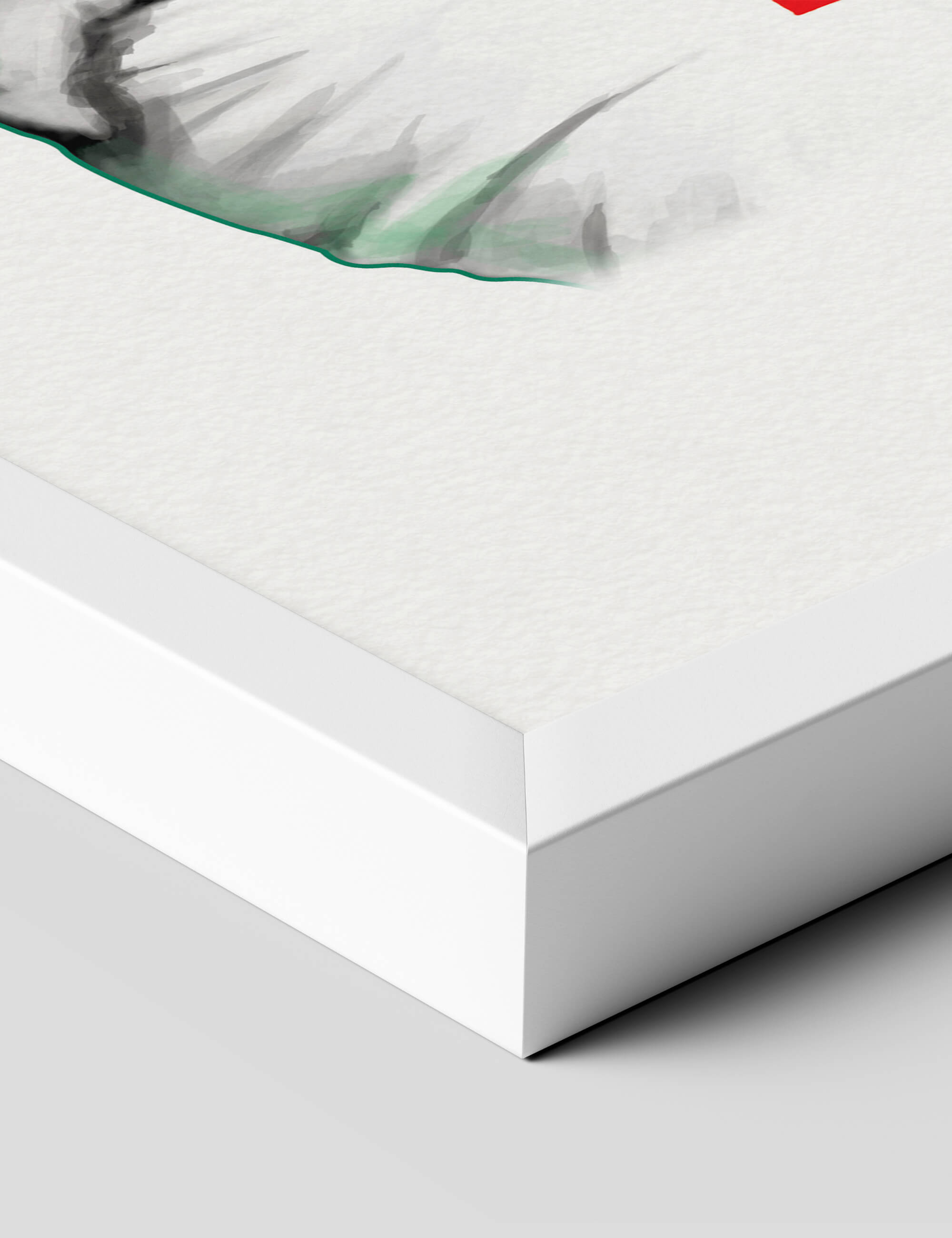 Princess Leia Rebel Rebel by Anon Art Print in White Frame