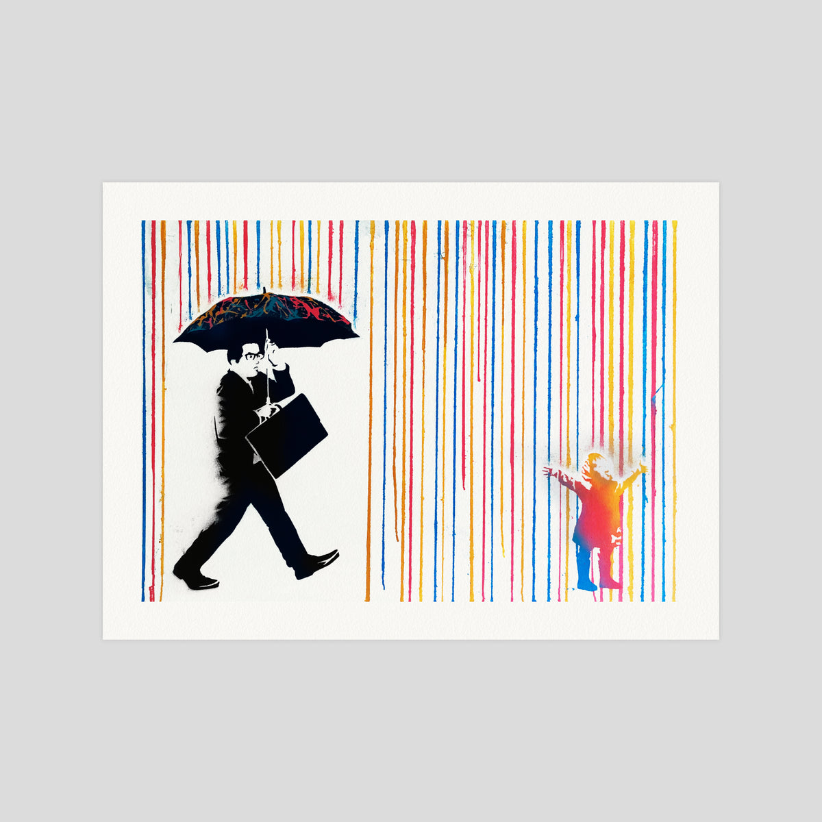 Skurkter CMYK gallery quality art print produced using 100% cotton rag textured art paper and pigment based archival inks in New Zealand.