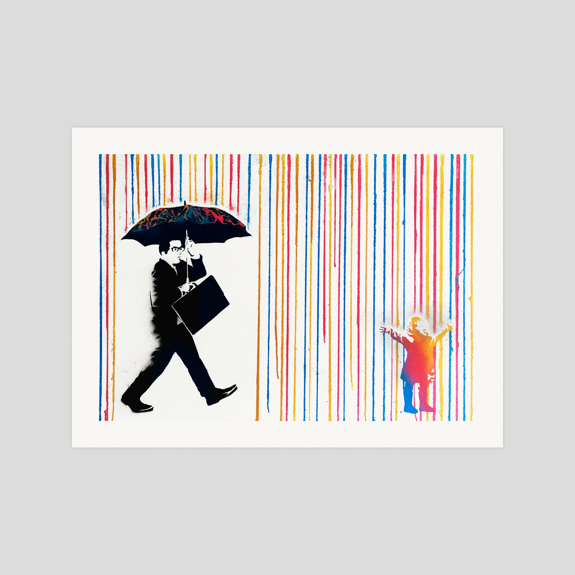 Skurkter CMYK gallery quality art print produced using 100% cotton rag textured art paper and pigment based archival inks in New Zealand.