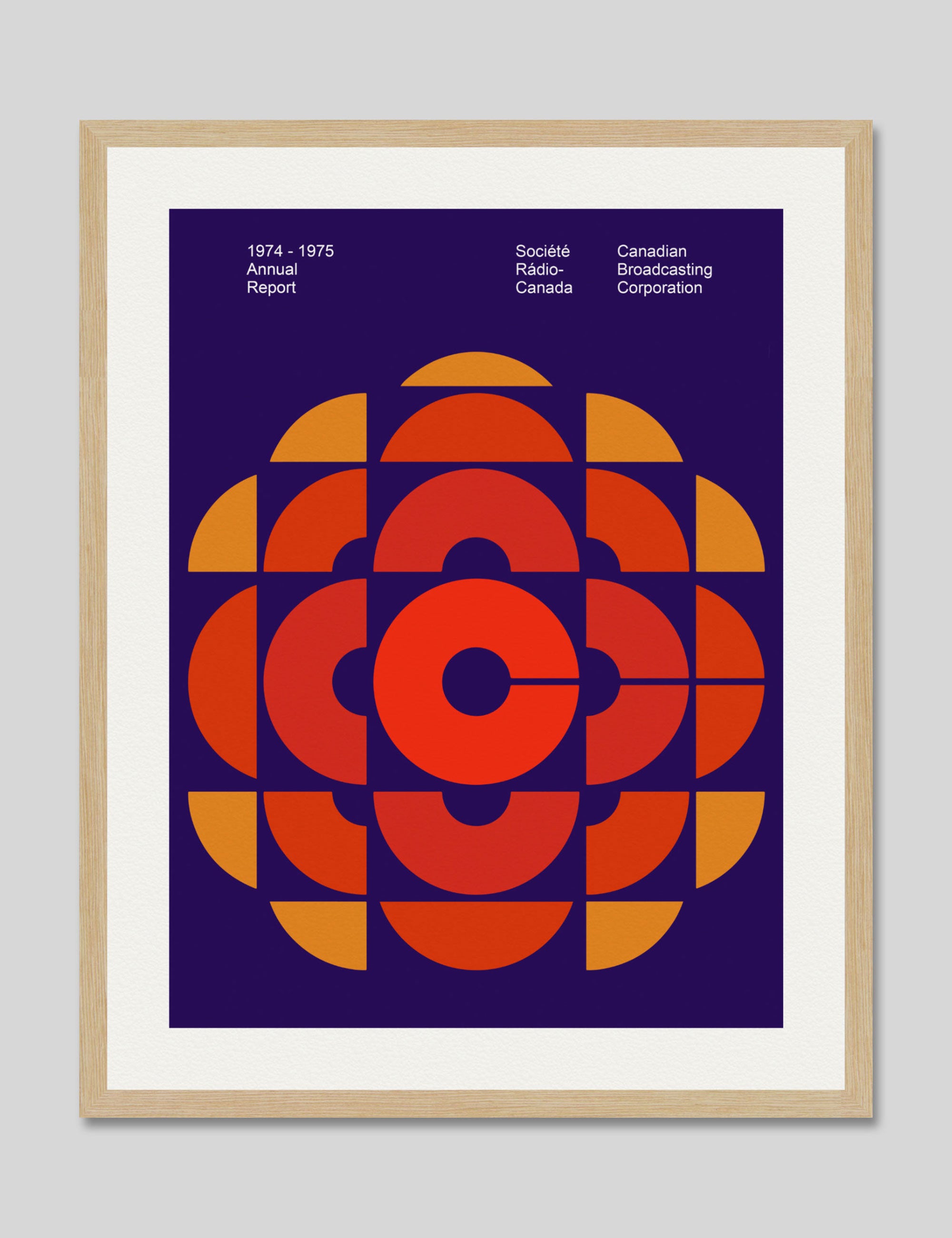 Société Radio Canada Art Print by Burton Kramer | Pop Motif