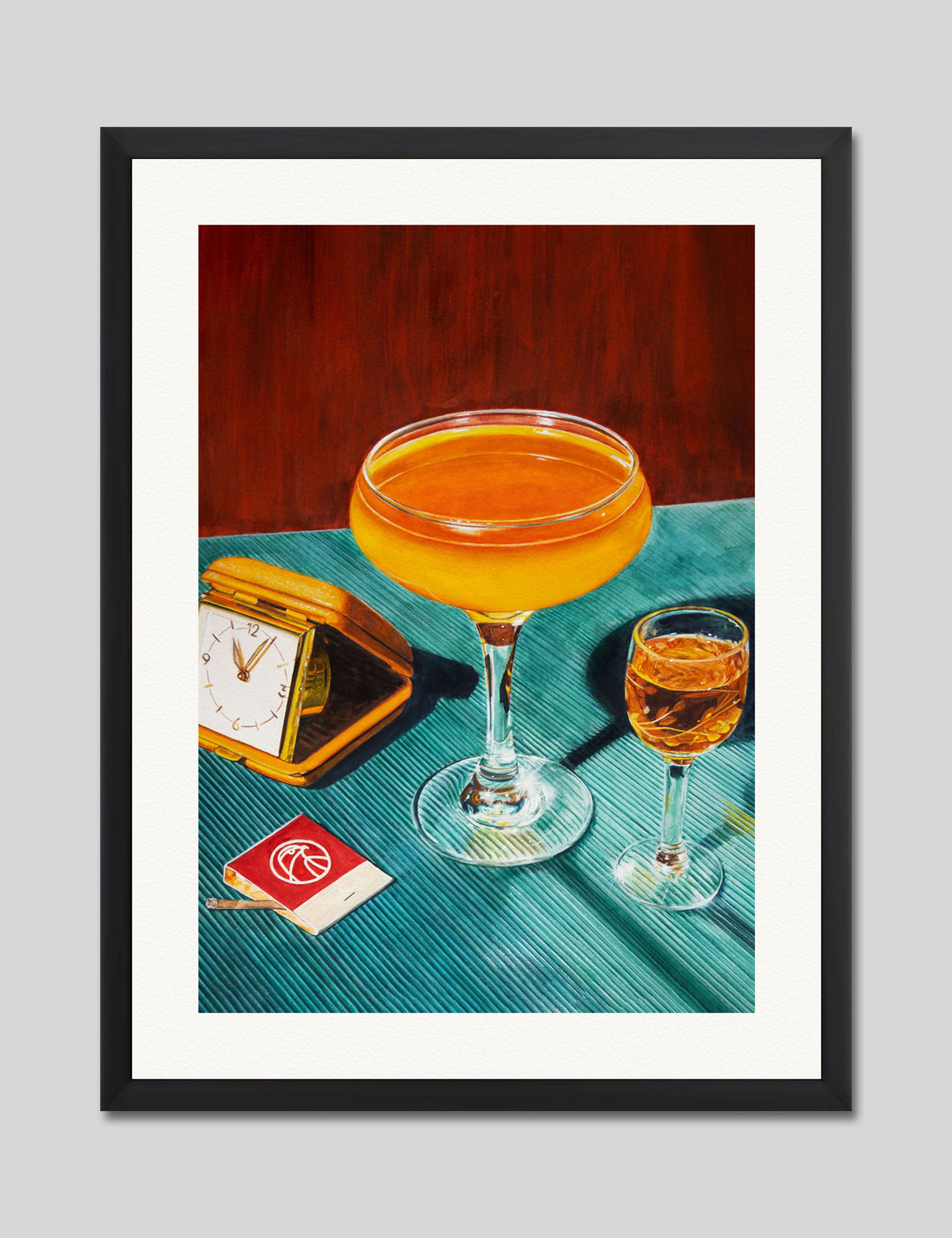 Temptation by Julia Ockert Art Print in Black Frame