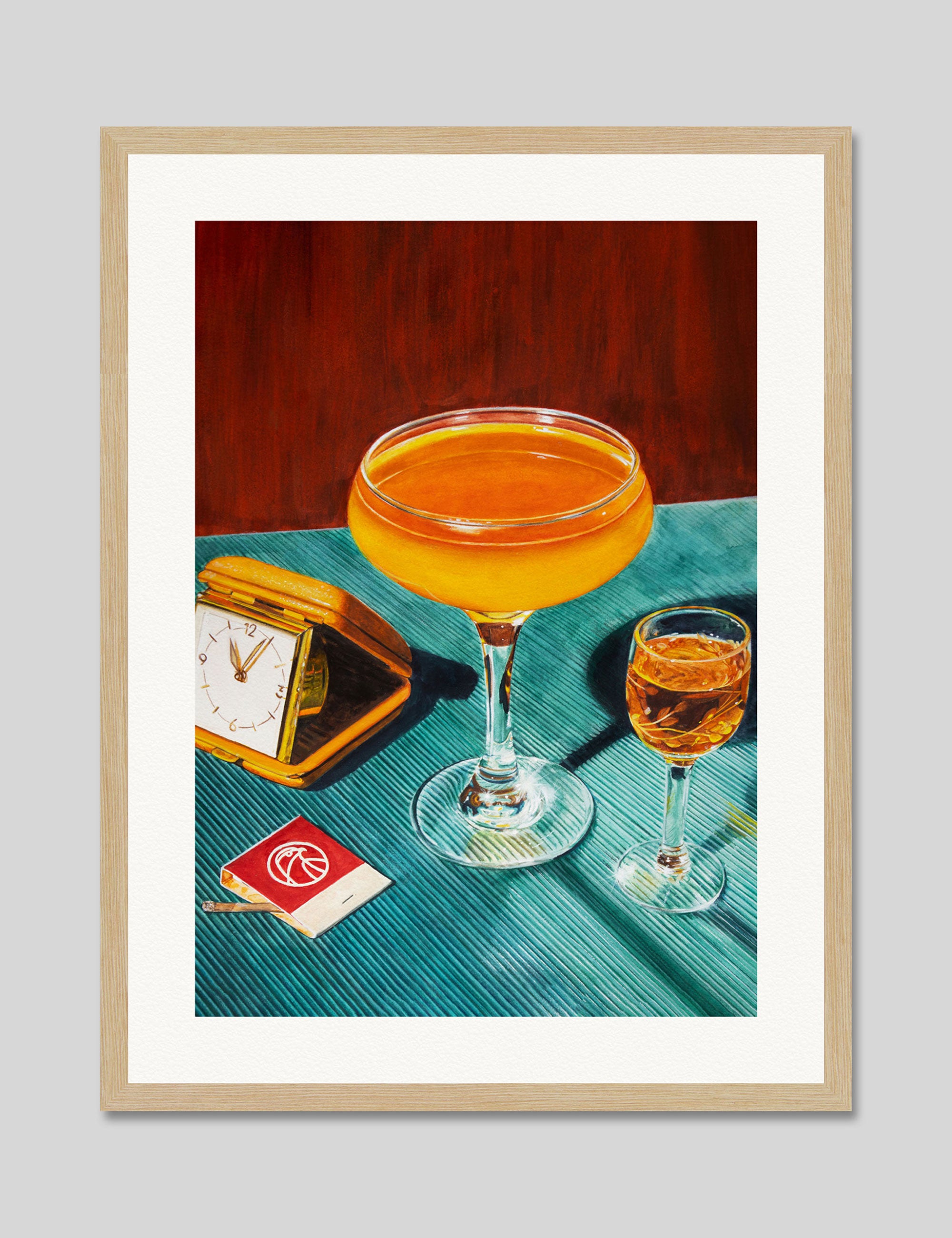 Temptation by Julia Ockert Art Print in Natural Frame