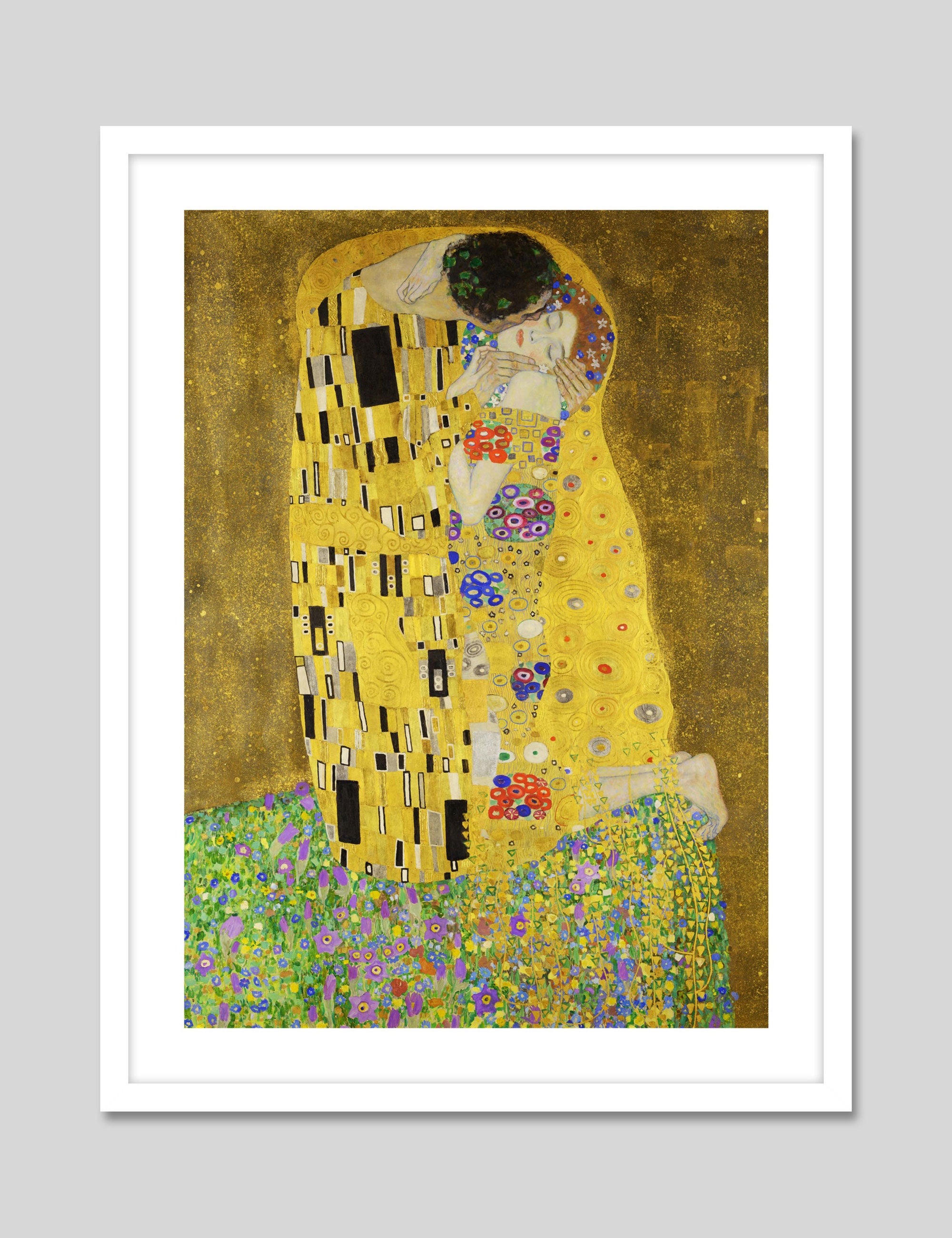 Gustav Klimt 【The Kiss】 複製画 Amazon.co.jp: グスタフ・クリムト［世界の名画コレクション