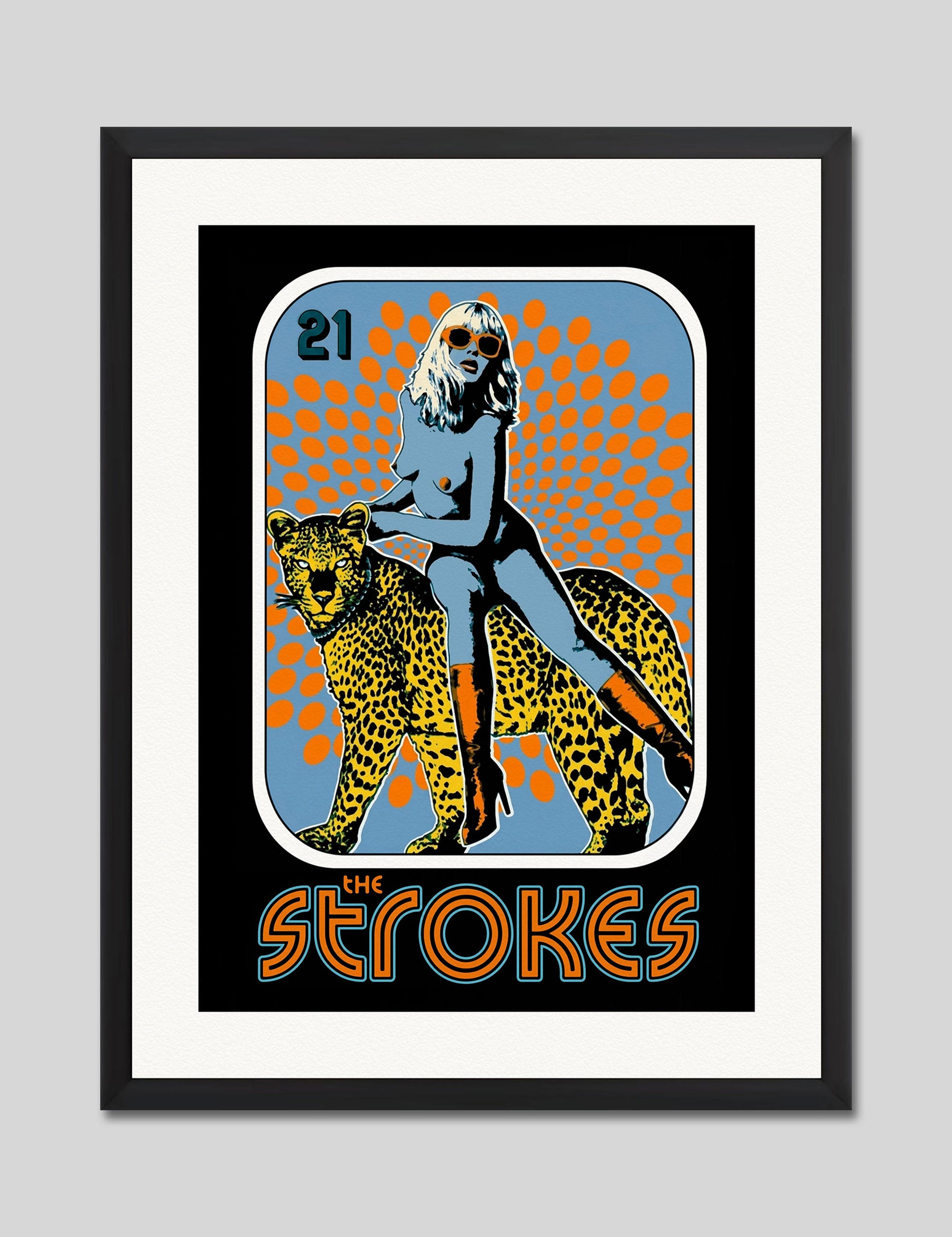 The Strokes Concert Poster Art Print | Pop Motif