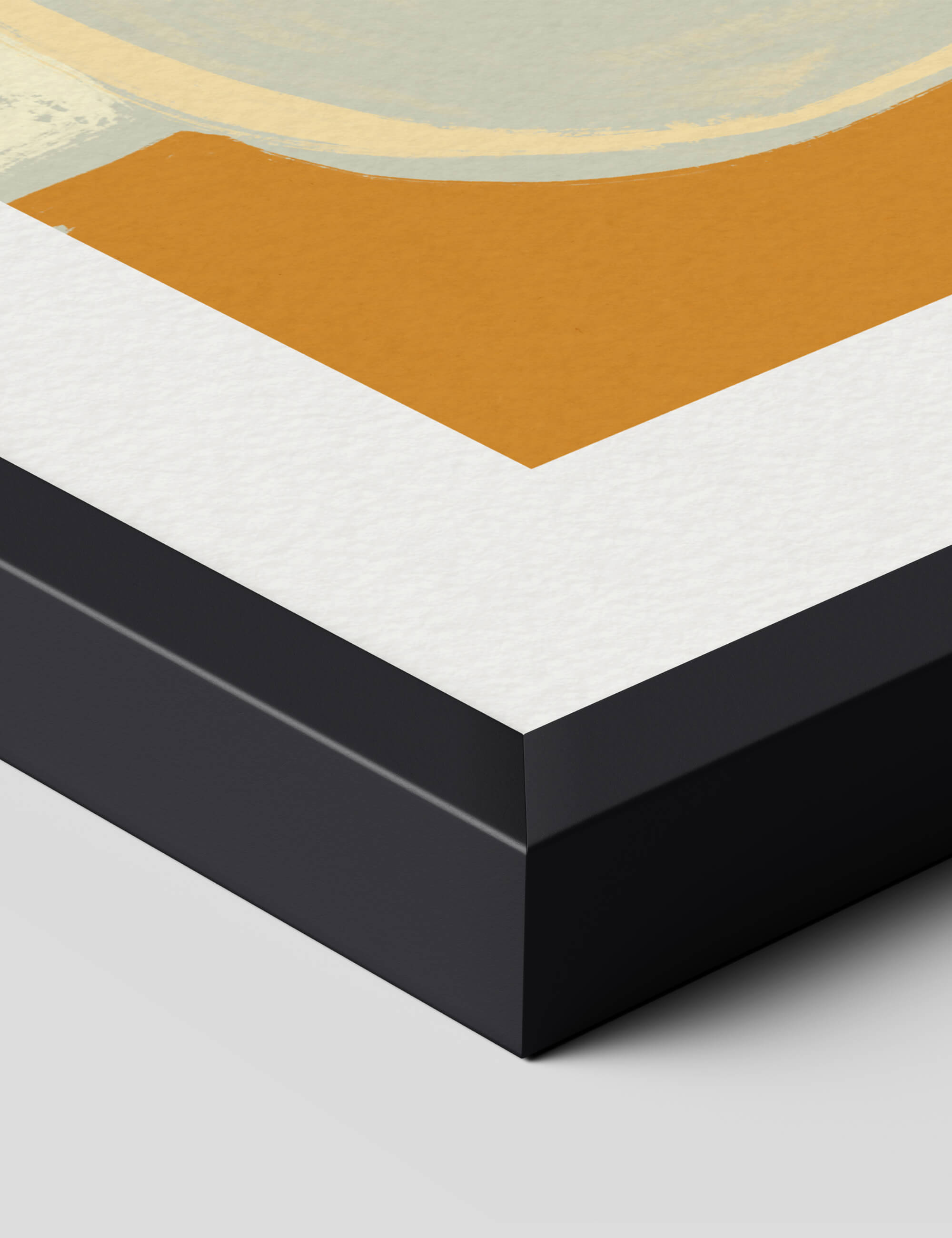 The Chrysanthemum by Arty Guava Art Print in Black Frame