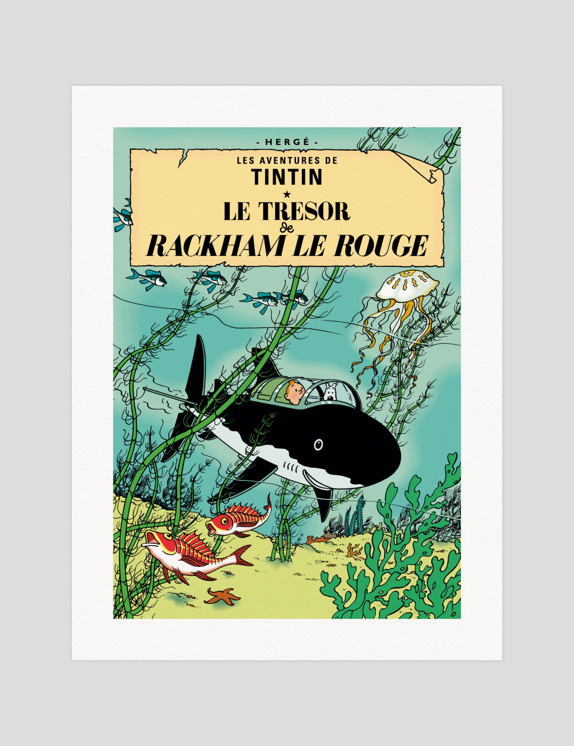 Tintin Le Trésor de Rackham le Rouge