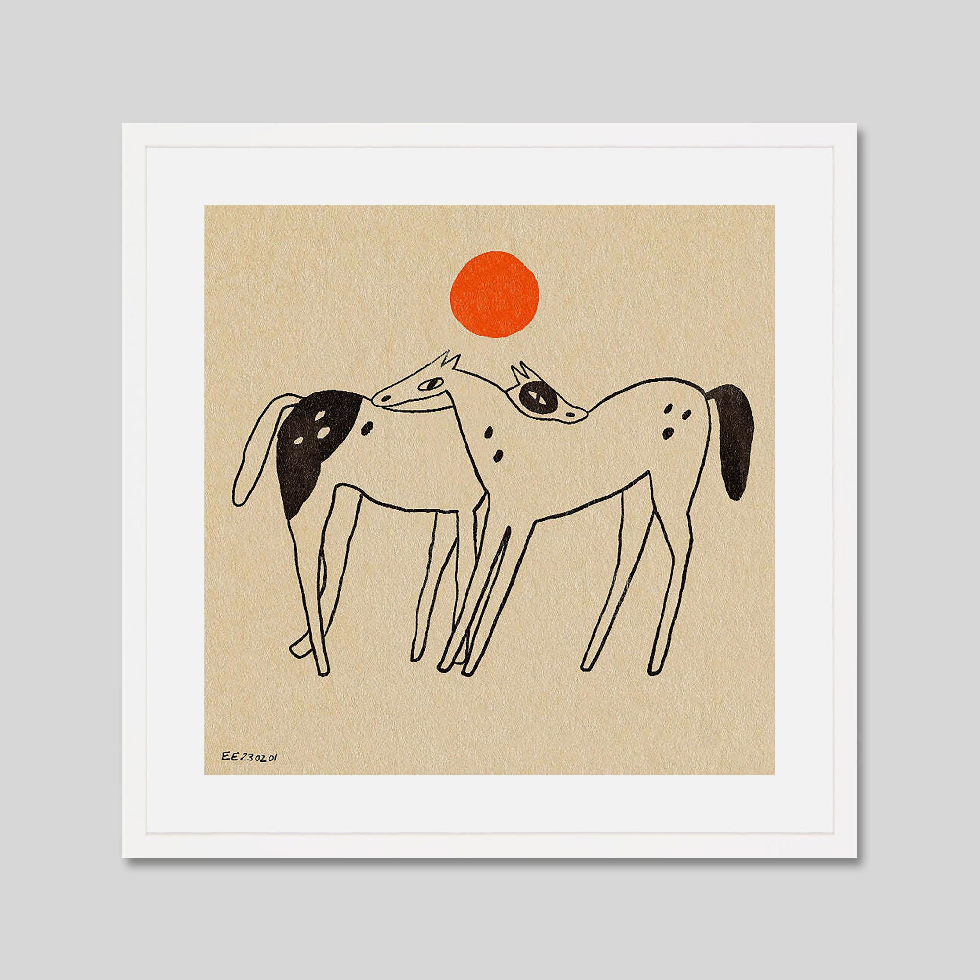 You and Me Art Print by Enikő Eged | Pop Motif