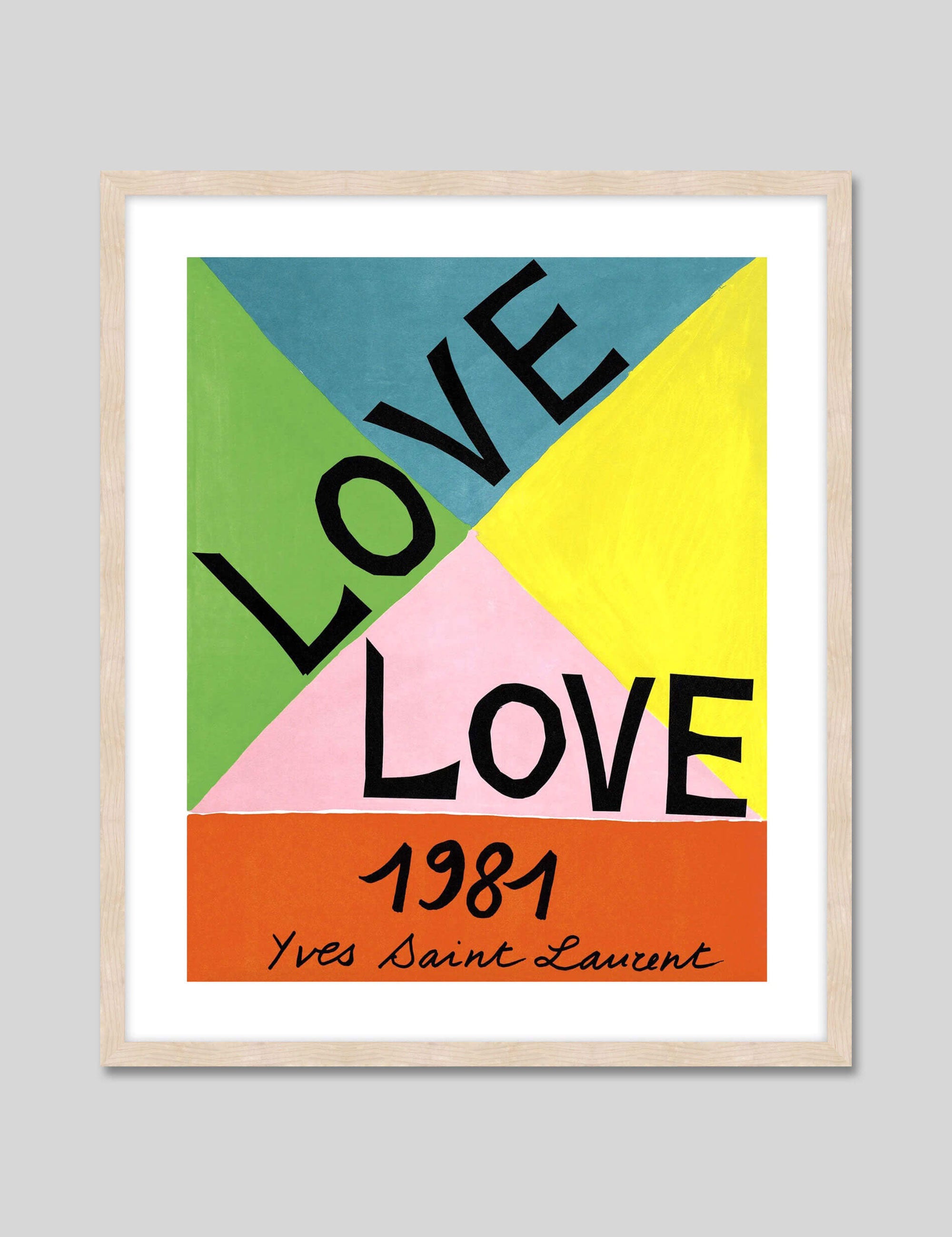 Love and Yves Saint Laurent BOOK アートブック Yves Saint Laurent イヴ・サンローラン LOVE アートブック