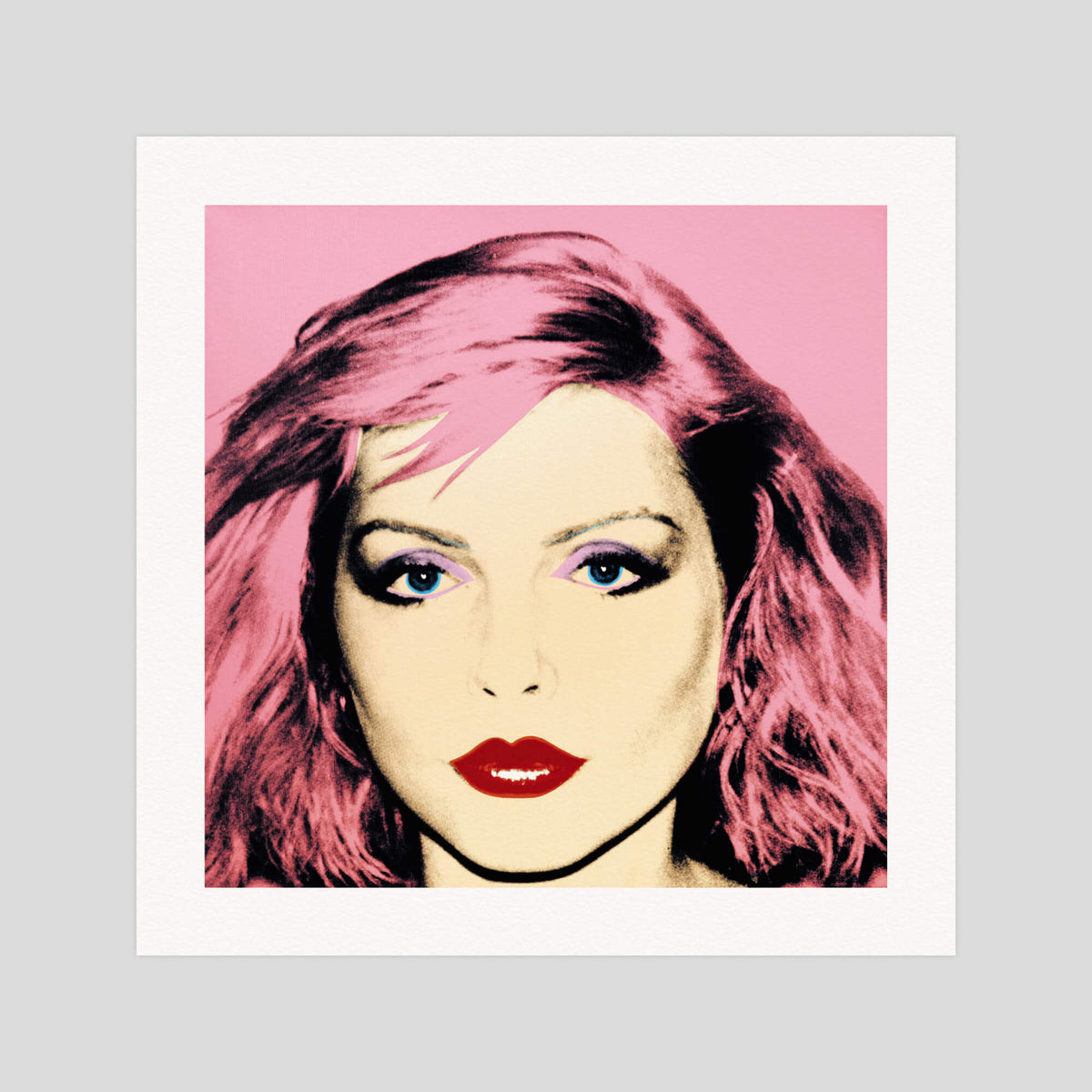 Andy Warhol Debbie Harry gallery quality art print produced using 100% cotton rag textured art paper and pigment based archival inks in New Zealand.