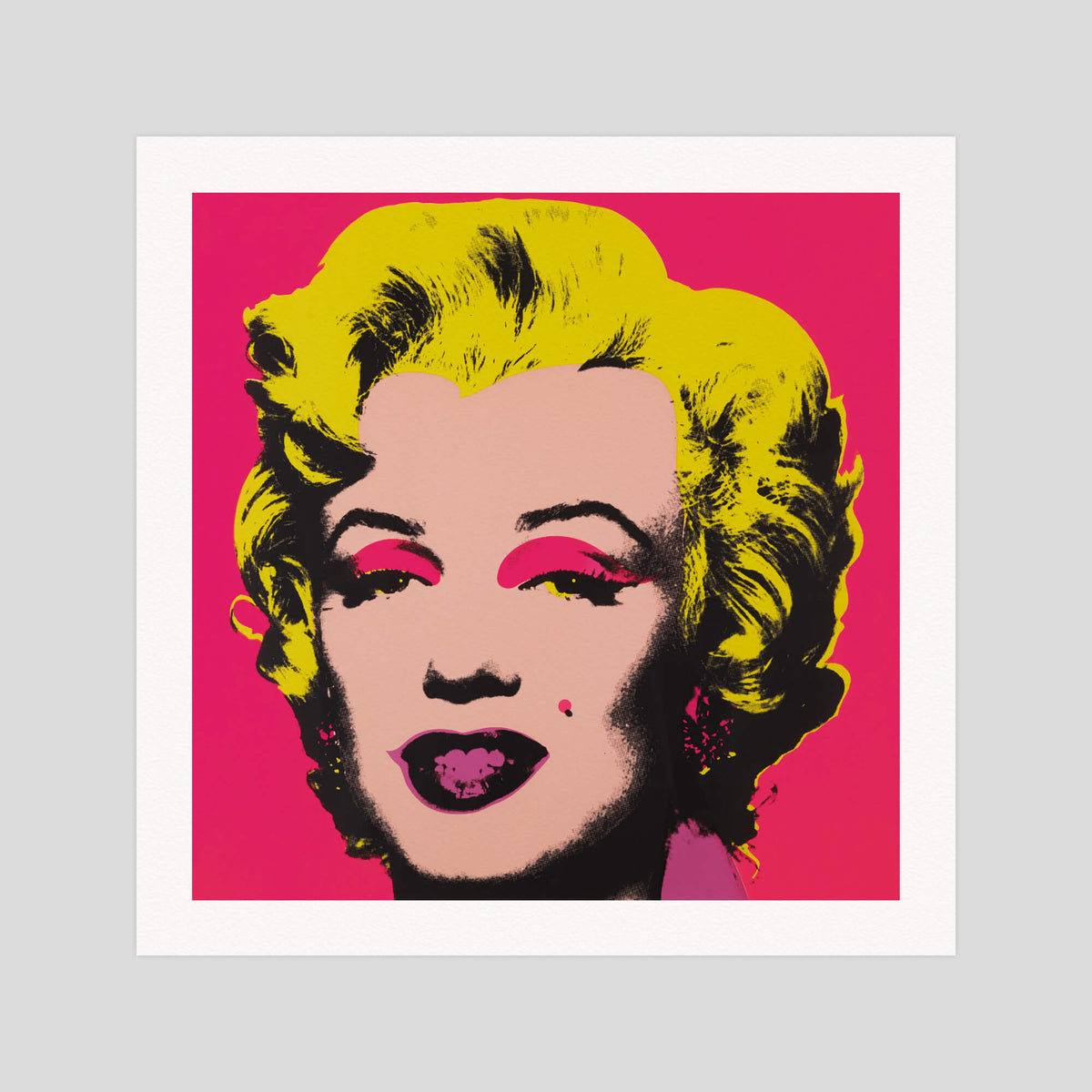 Andy Warhol Marilyn Monroe gallery quality art print produced using 100% cotton rag textured art paper and pigment based archival inks in New Zealand.